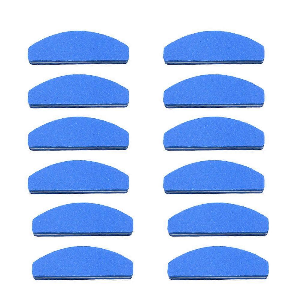 Nail Art Tool Blue Sponge Nail File for Precise Manicure 40Pcs