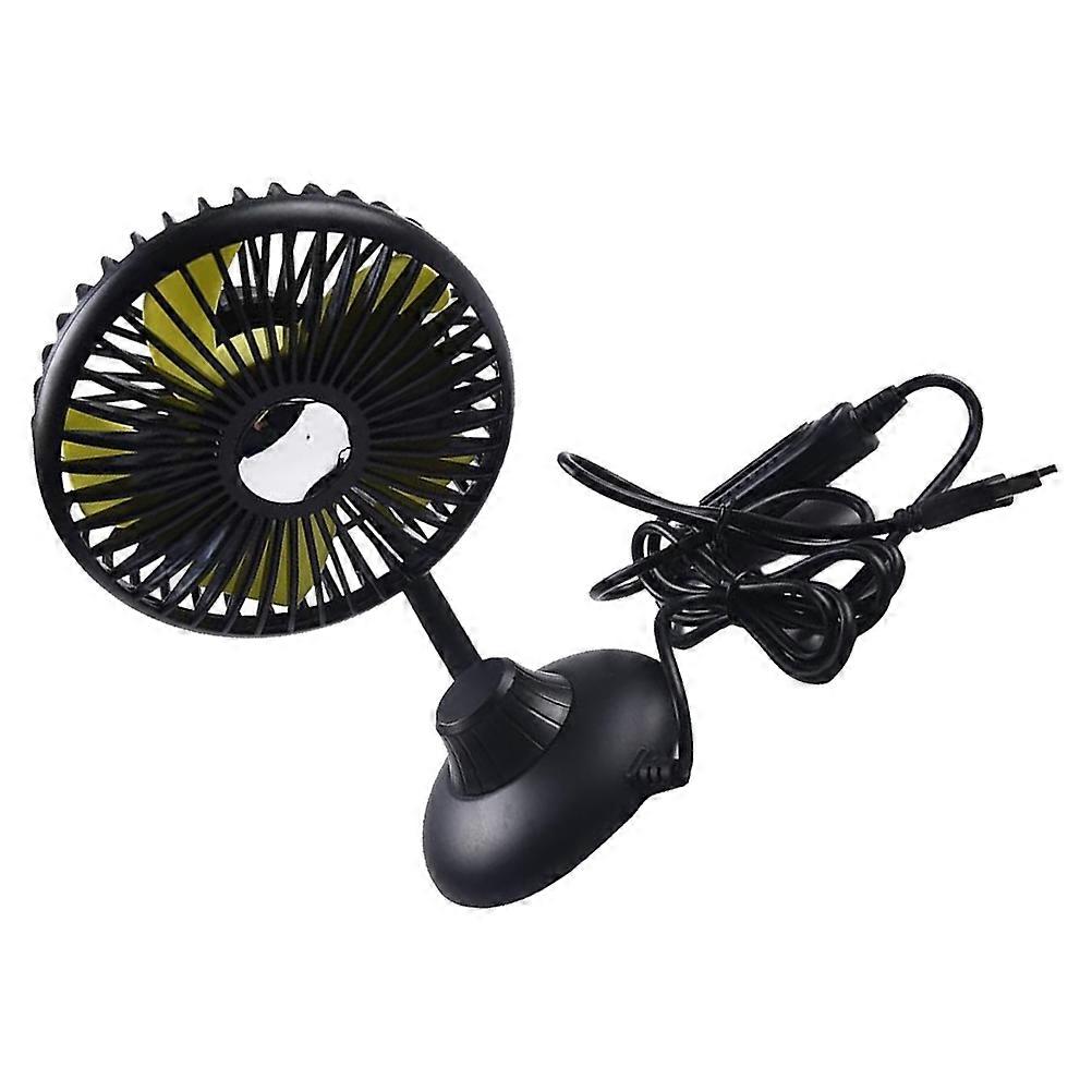 USB Powered Car Fan Dashboard Fan for Automotive Cooling Portable