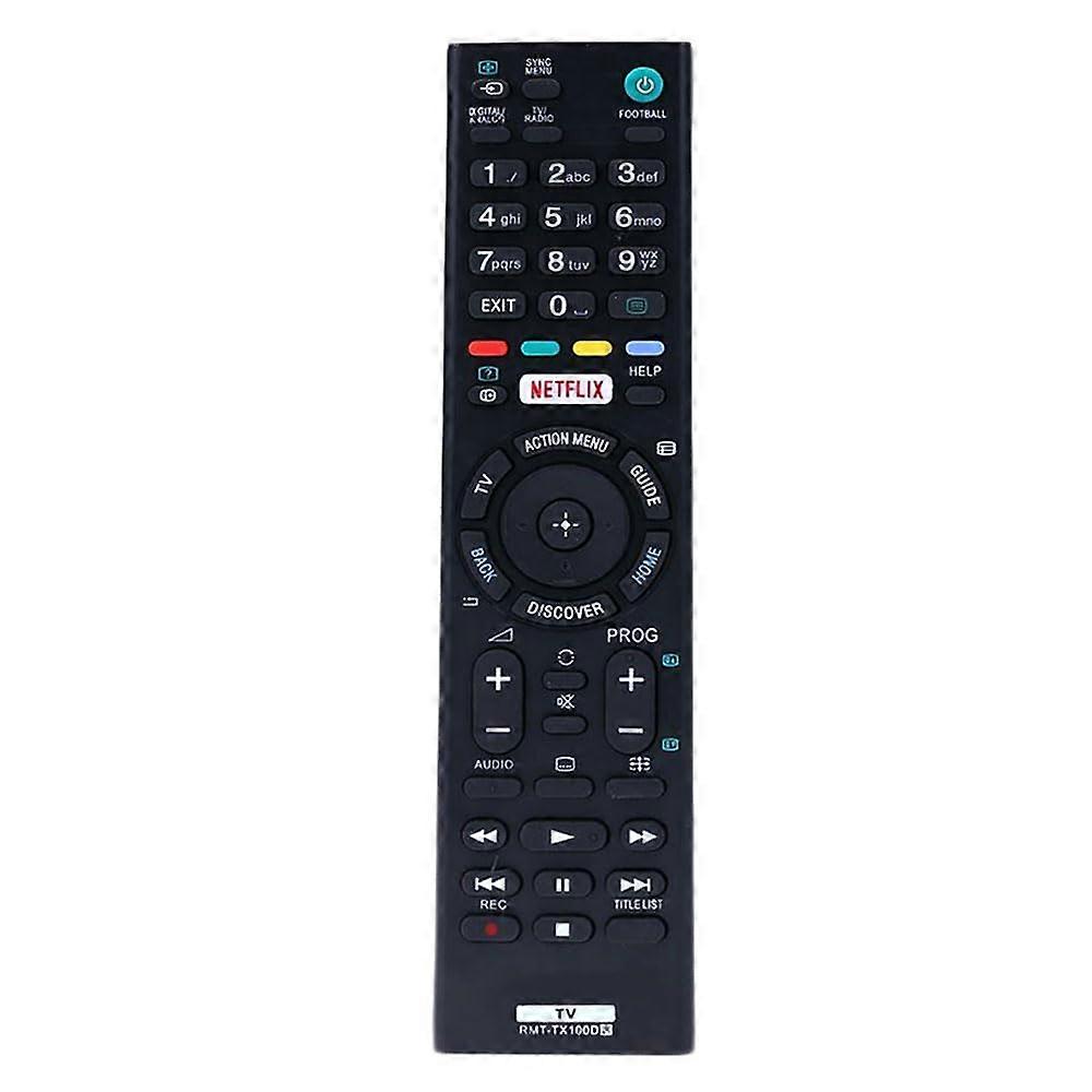 Smart TV Remote Control RMTTX100D Replacement Compatible with Sony, Easy TV Control