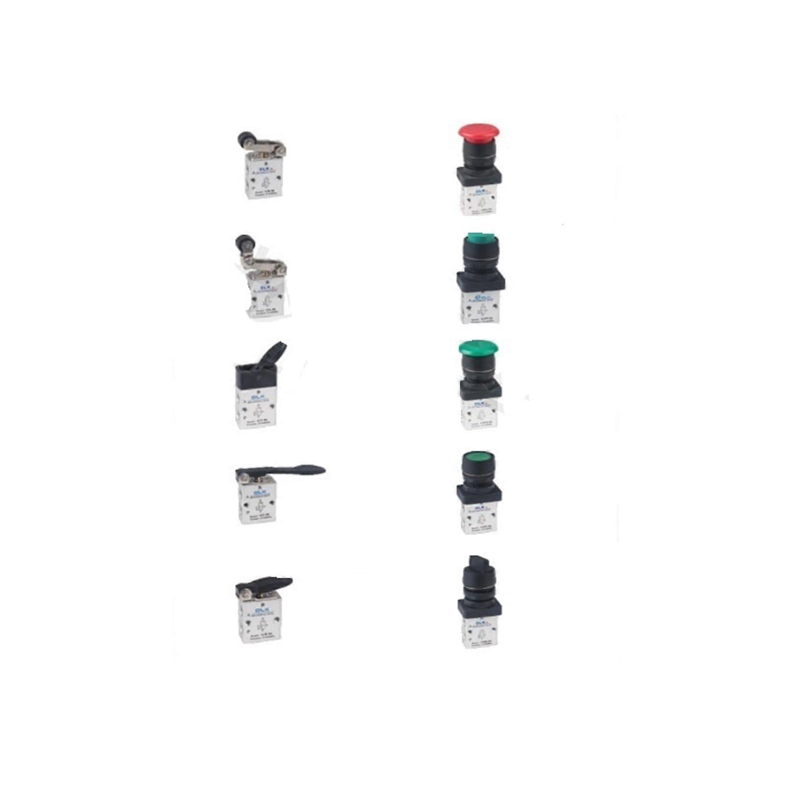 NS3 Series Pneumatic Mechanical Valve 08mm NS3HS Quick Response Durable Air Flow Control