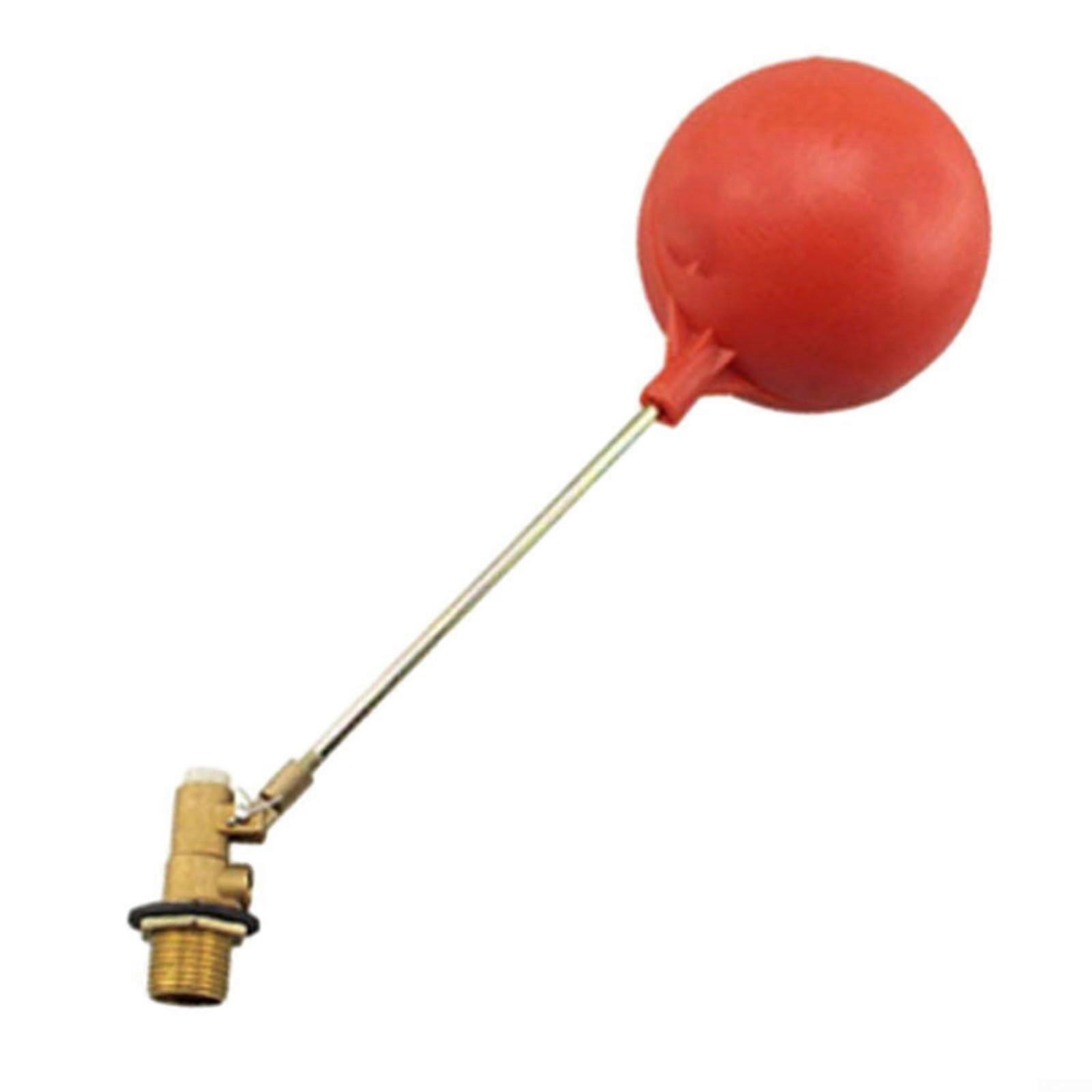 Durable Brass Float Valve Ballcock for Water Tank, Adjustable Plastic Ball Switch, DN20 Water Level Control