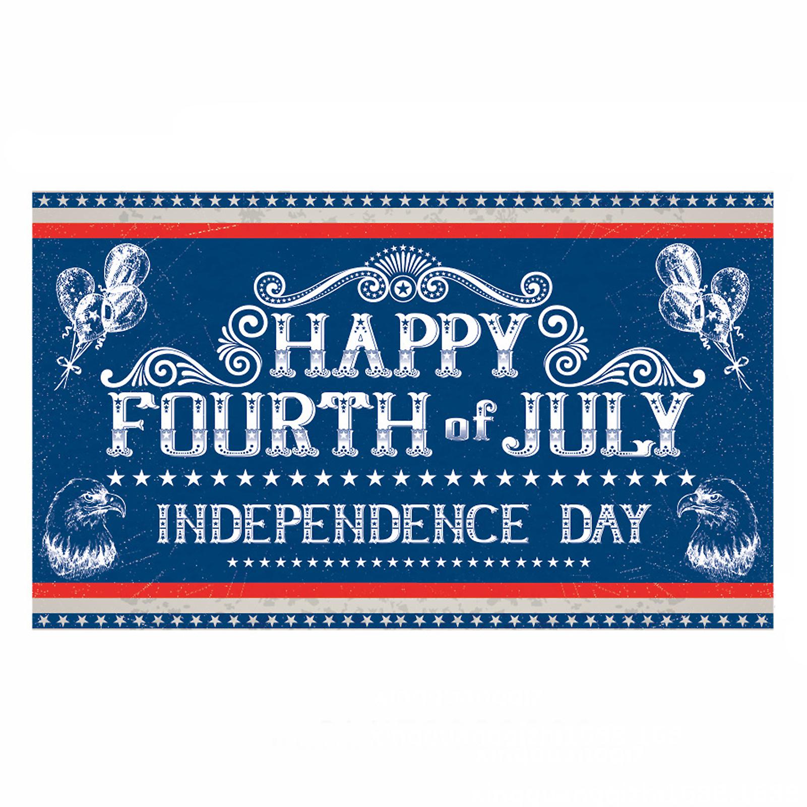 Outdoor Banner Of Independence Day Create A Joyful And Pleasant Party Atmosphere For Patriotic Party Decor