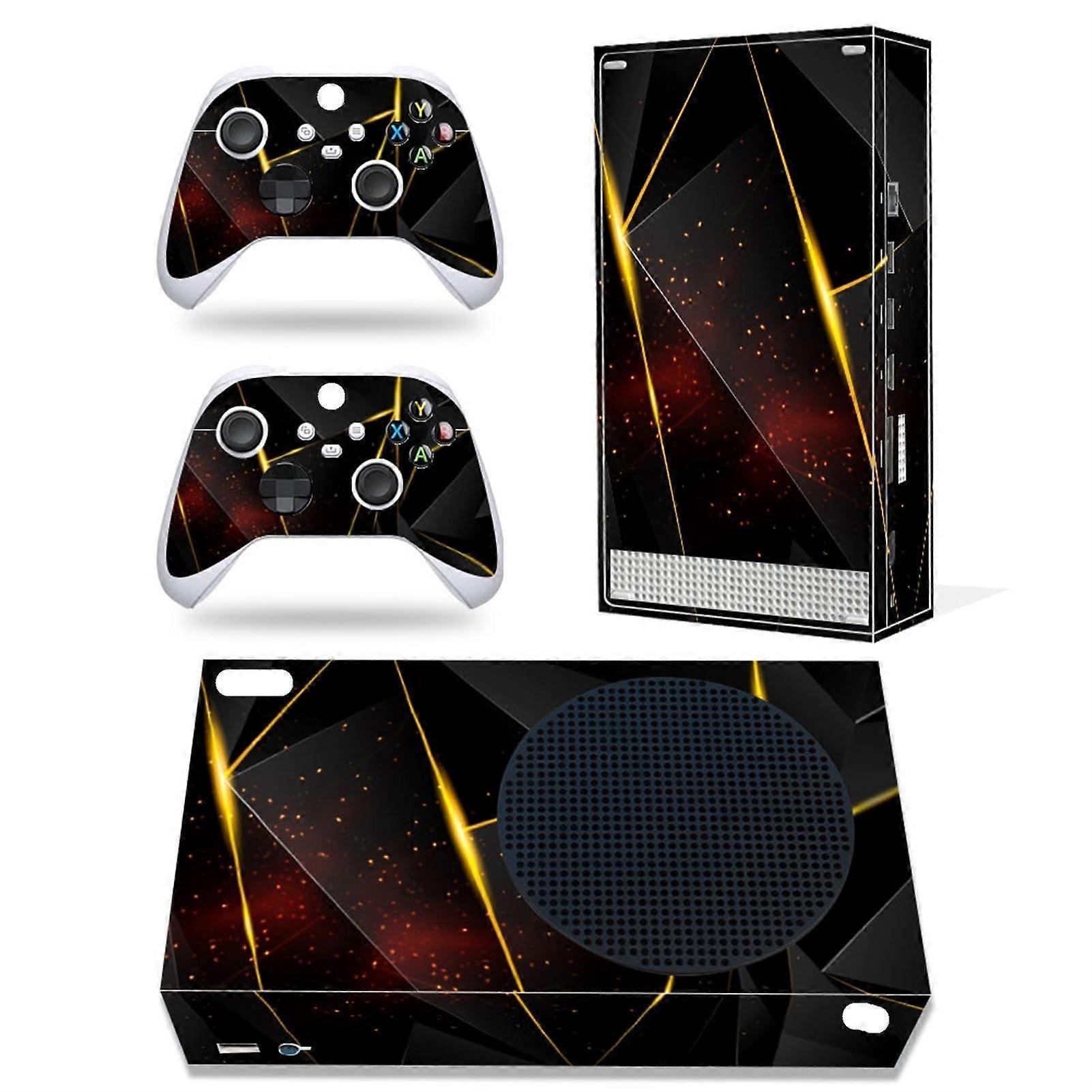 Skin Wrap with 2 Controller Decals for Xbox Series S, 360° Coverage, Scratch and Dust Protection