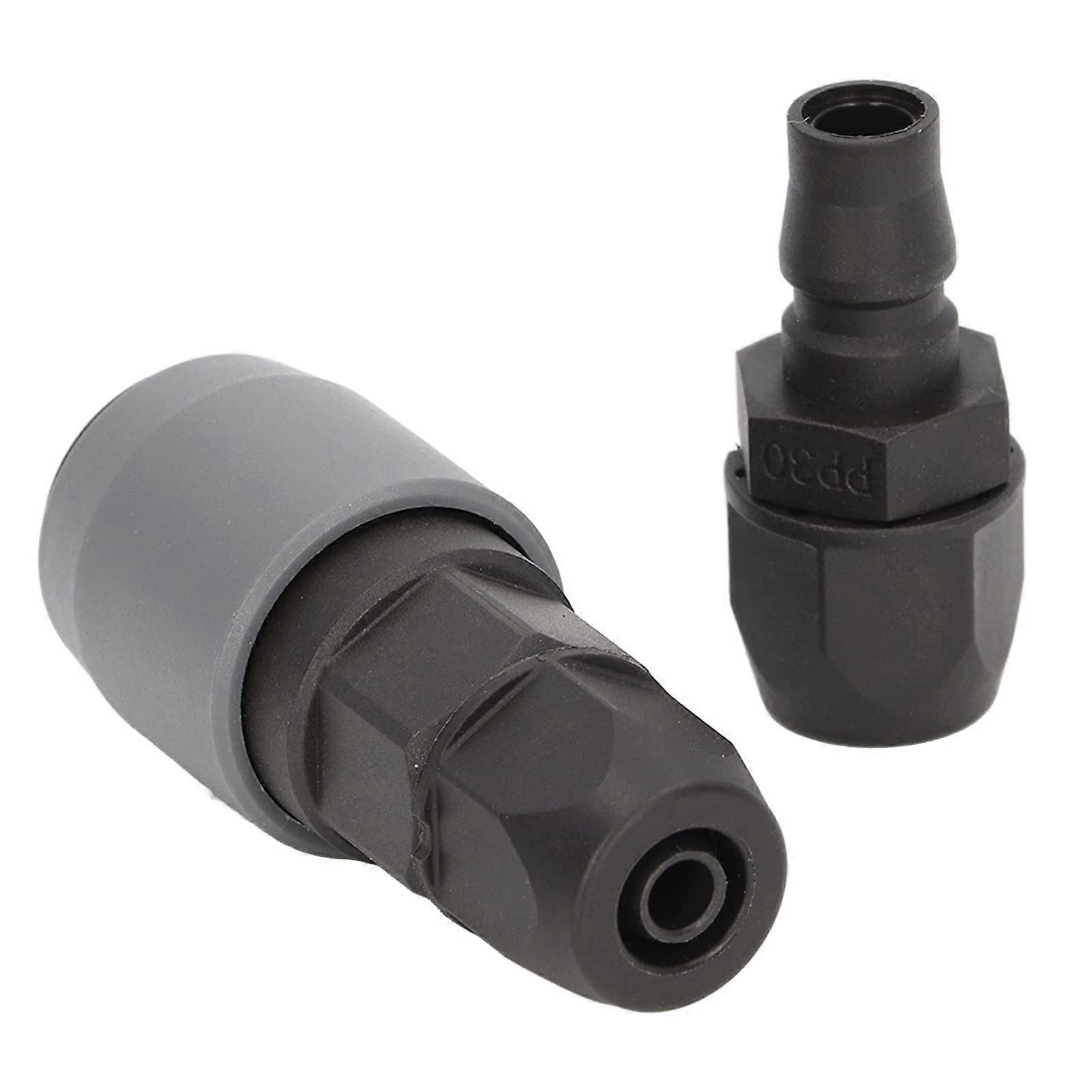 5 Set SelfLocking Pneumatic Quick Connector C Type Air Compressor Hose Coupler Plug LeakProof