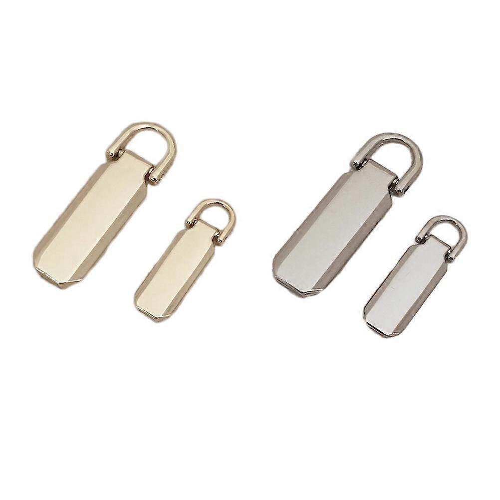 Zipper Puller for Luggage Silver Repair Pull Tabs with 1Set Detachable Set