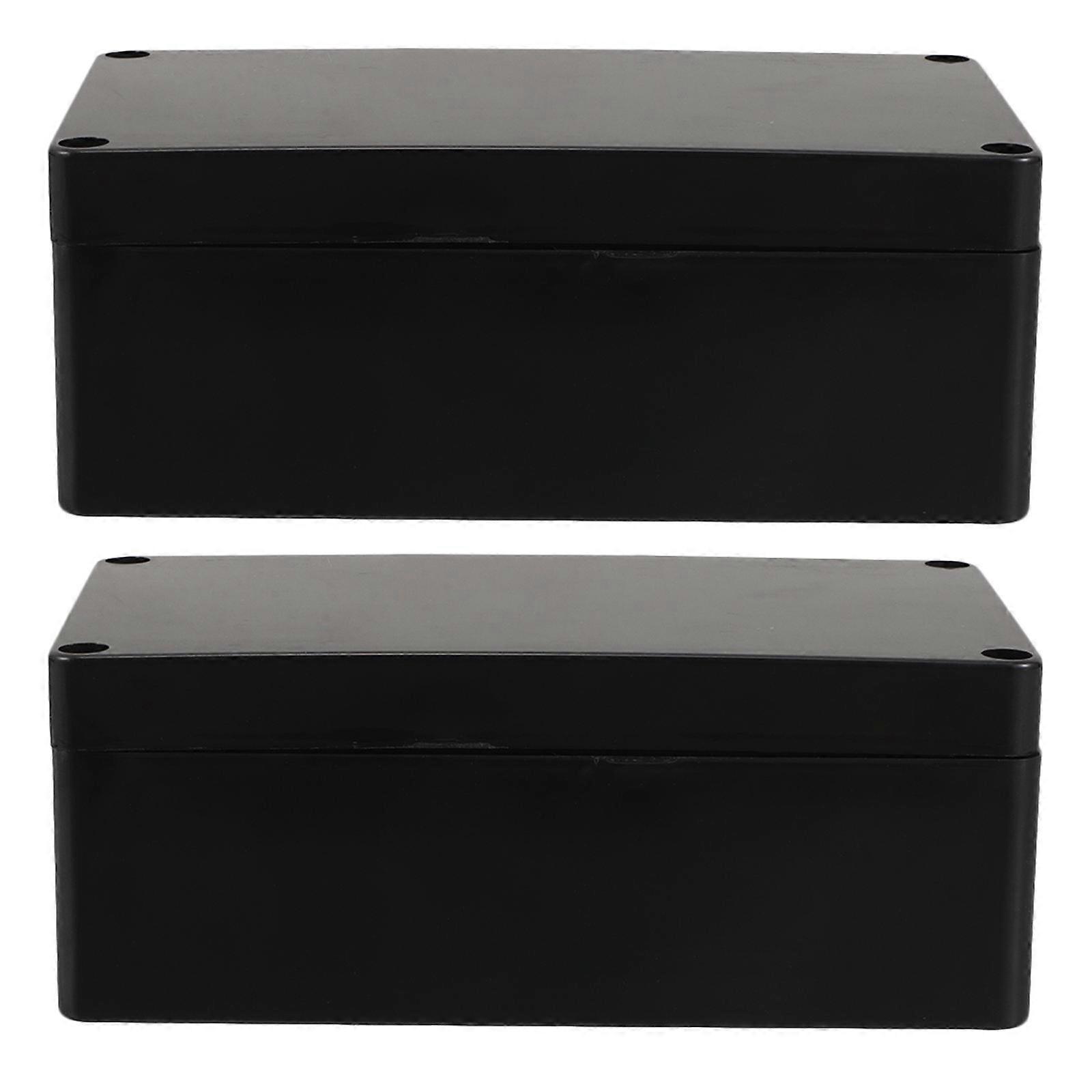 Durable Outdoor Waterproof Electrical Box ABS Plastic Junction Box for Power 2Pcs