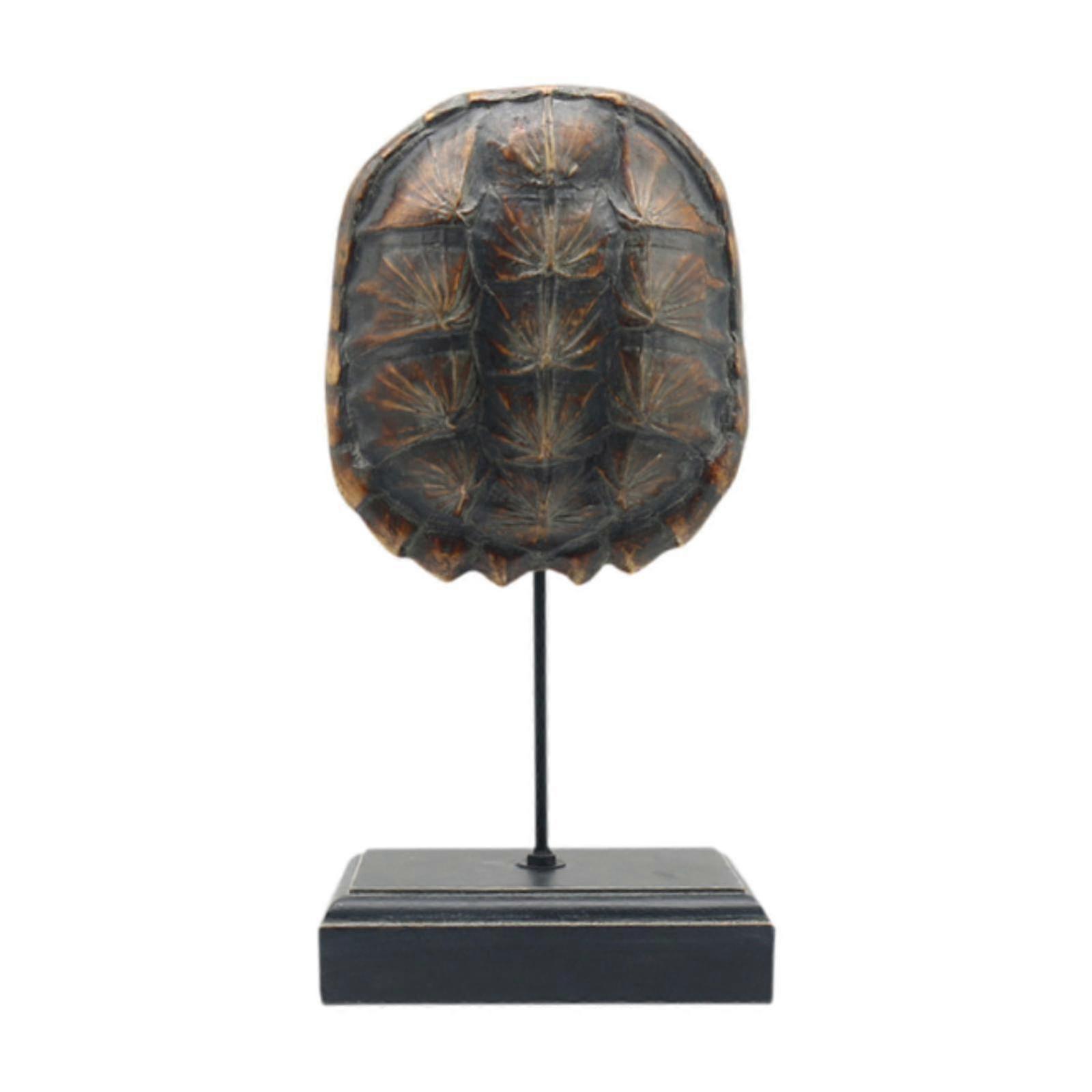 Turtle Shell Sculpture Home Decor Gift Creative Office Decor Turtle Ornament 25-26