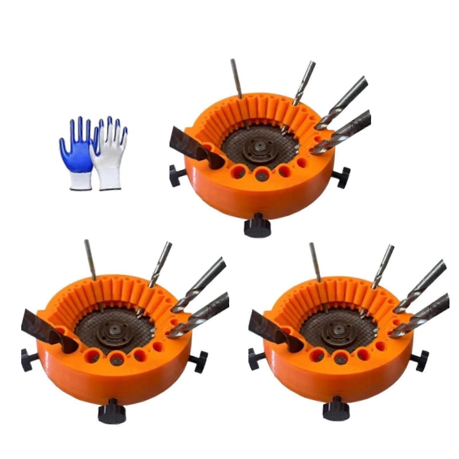 125mm Angle Grinder Drill Bit Sharpener - Compatible with 2-13mm Bits for DIY/Professional Use 25-26