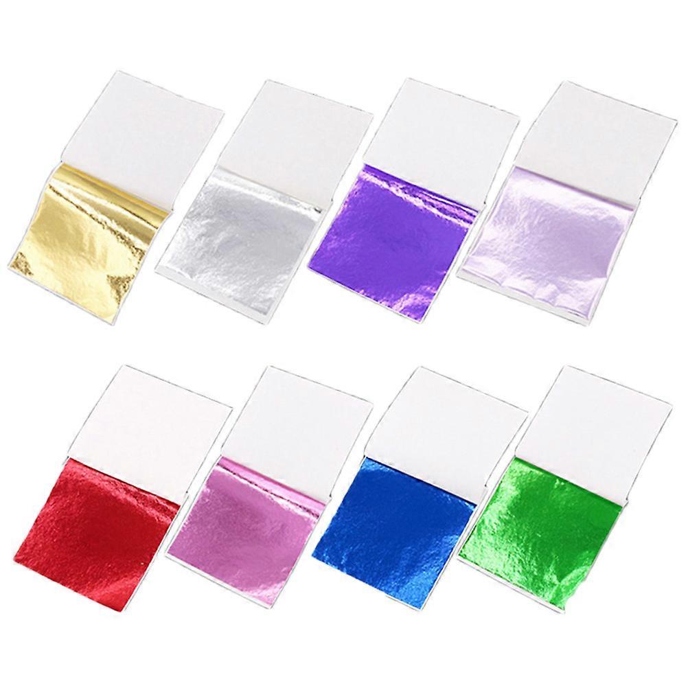 Imitation Gold Leaf Gold Leaf Sheets for Makeup 400Pcs Foil Paper Sheets