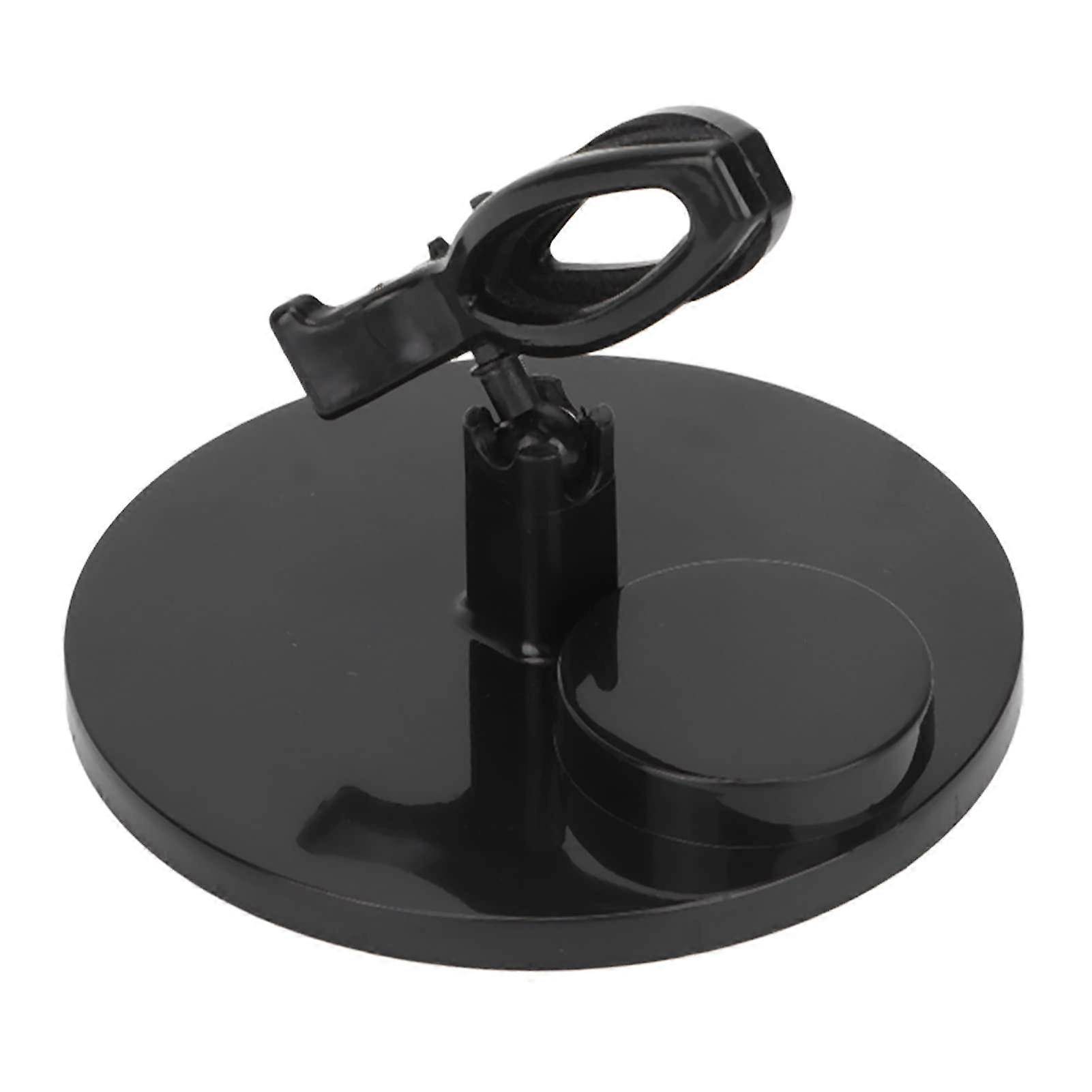 Nail Polish Holder with Secure Grip, Adjustable Tilt Angle, AntiSlip Base for Manicure, Black