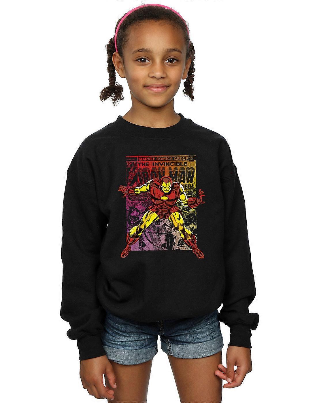 Marvel Girls Iron Man Gradient Comic Sweatshirt