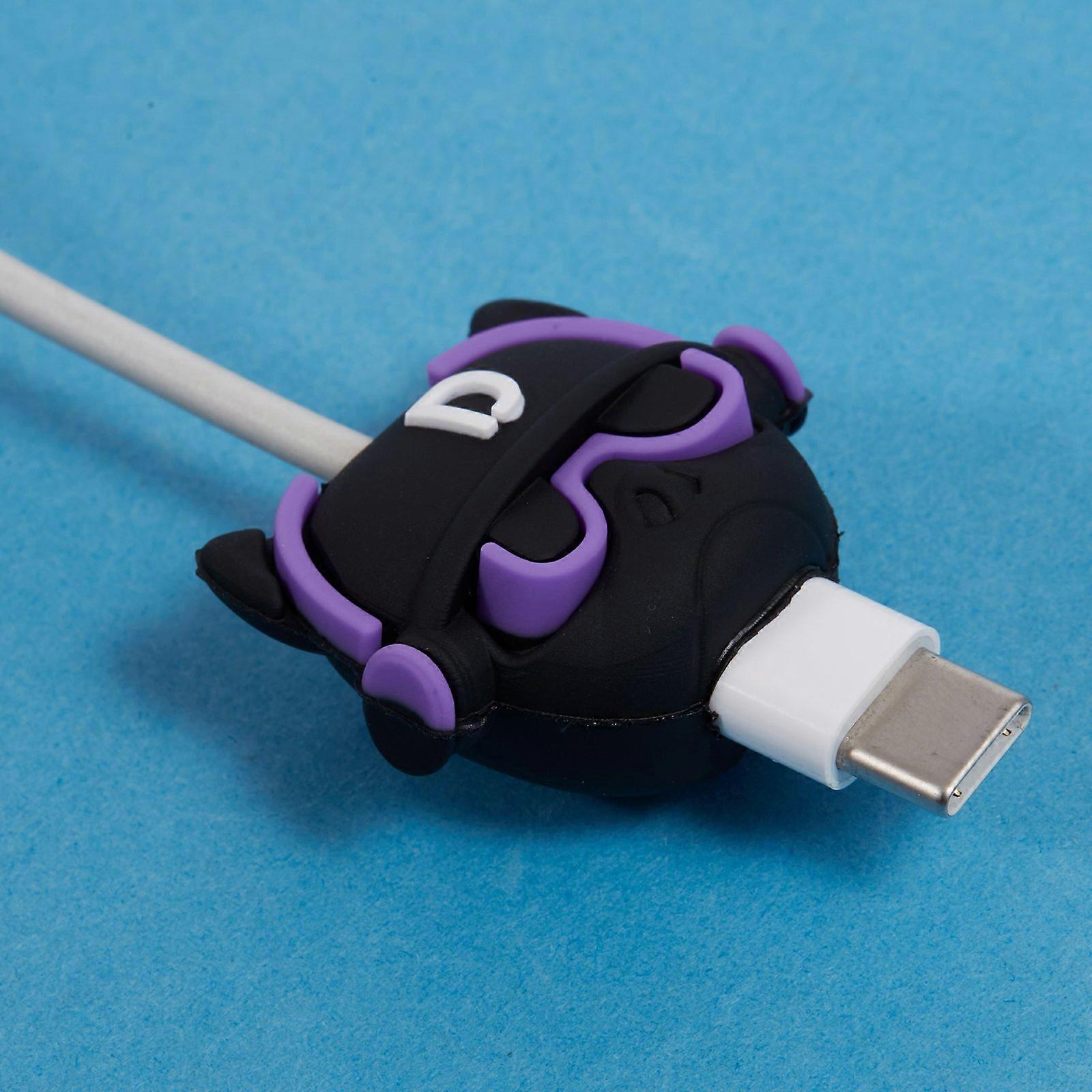 Cute Cartoon Data Cable Protector Prevent Breakage Charging Cord Saver Silicone Case