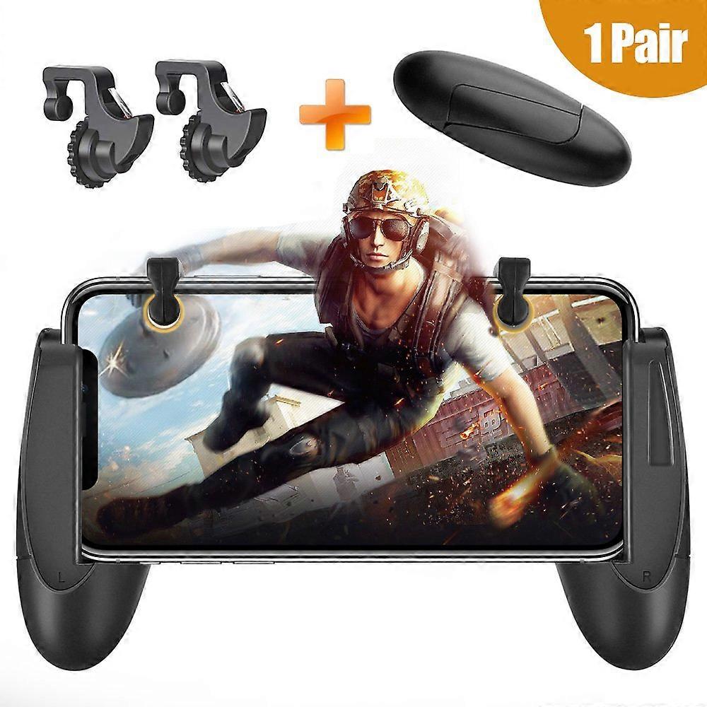 Controller with Sensitive Aim Triggers and Ergonomic Grips for PUBG Mobile, iPhone and Android Ref:5203