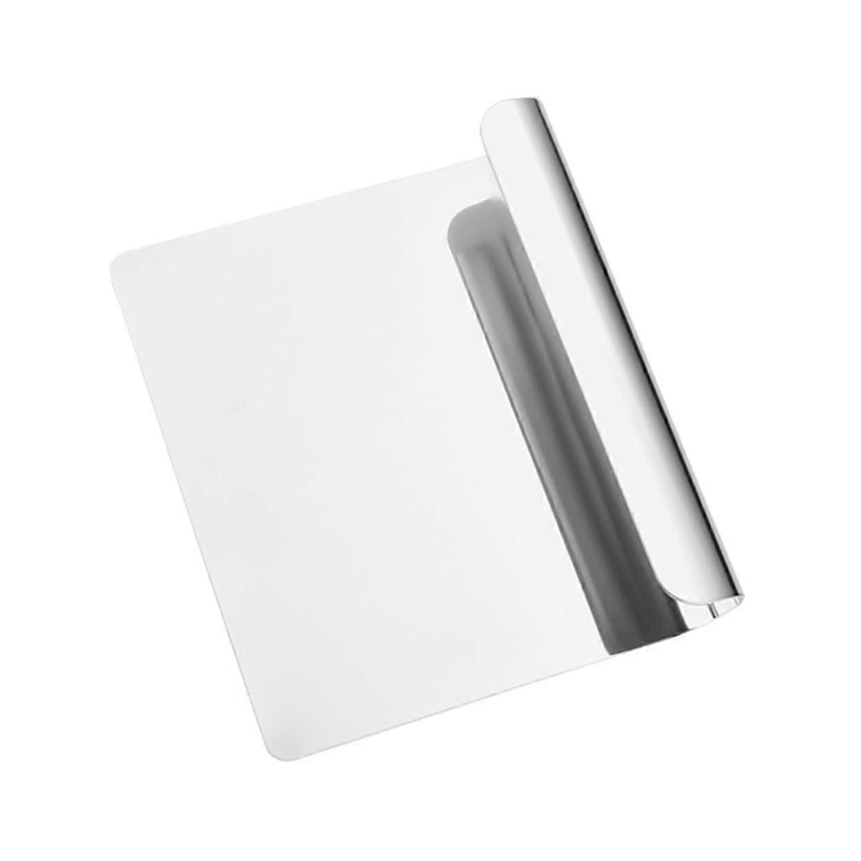 Stainless Steel Dough Scraper and Cutter with Ergonomic Grip for Baking and Cooking