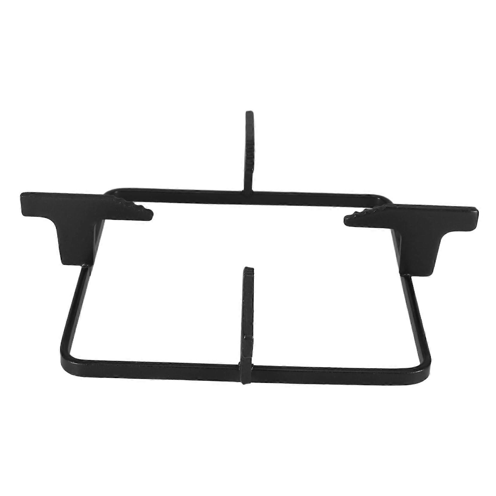 Gas Stove Wok Ring Cast Iron Stand with AntiSlip Stability and Secure Rectangular Fit