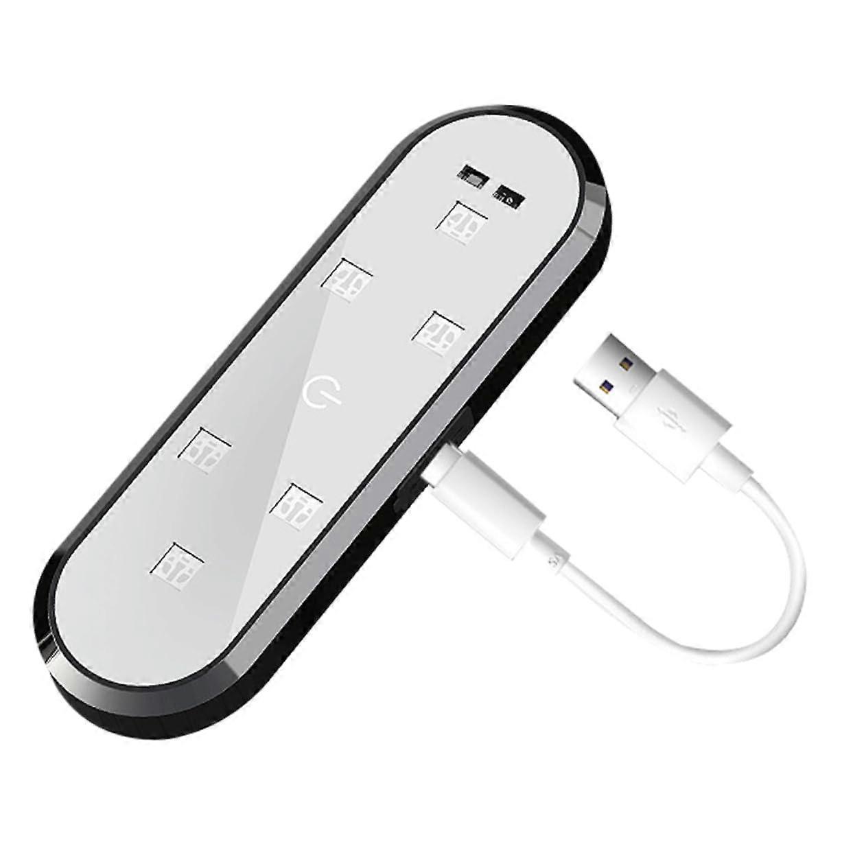 Car Interior LED Lights Ambient Lighting Kit with Magnetic Door Sill and Smart Sensor Strobe