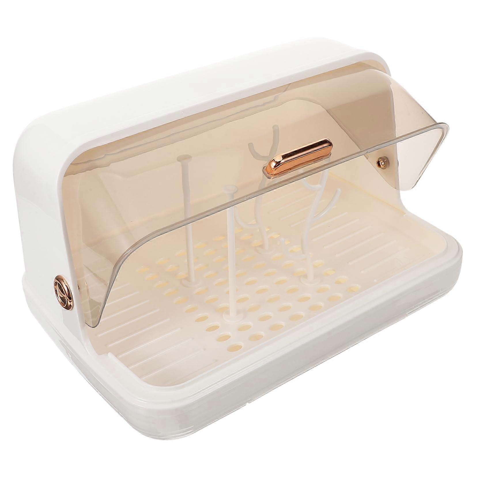 Bottle Drying Rack with Efficient Drainage and Space Saving Storage for Baby Bottles and Cups