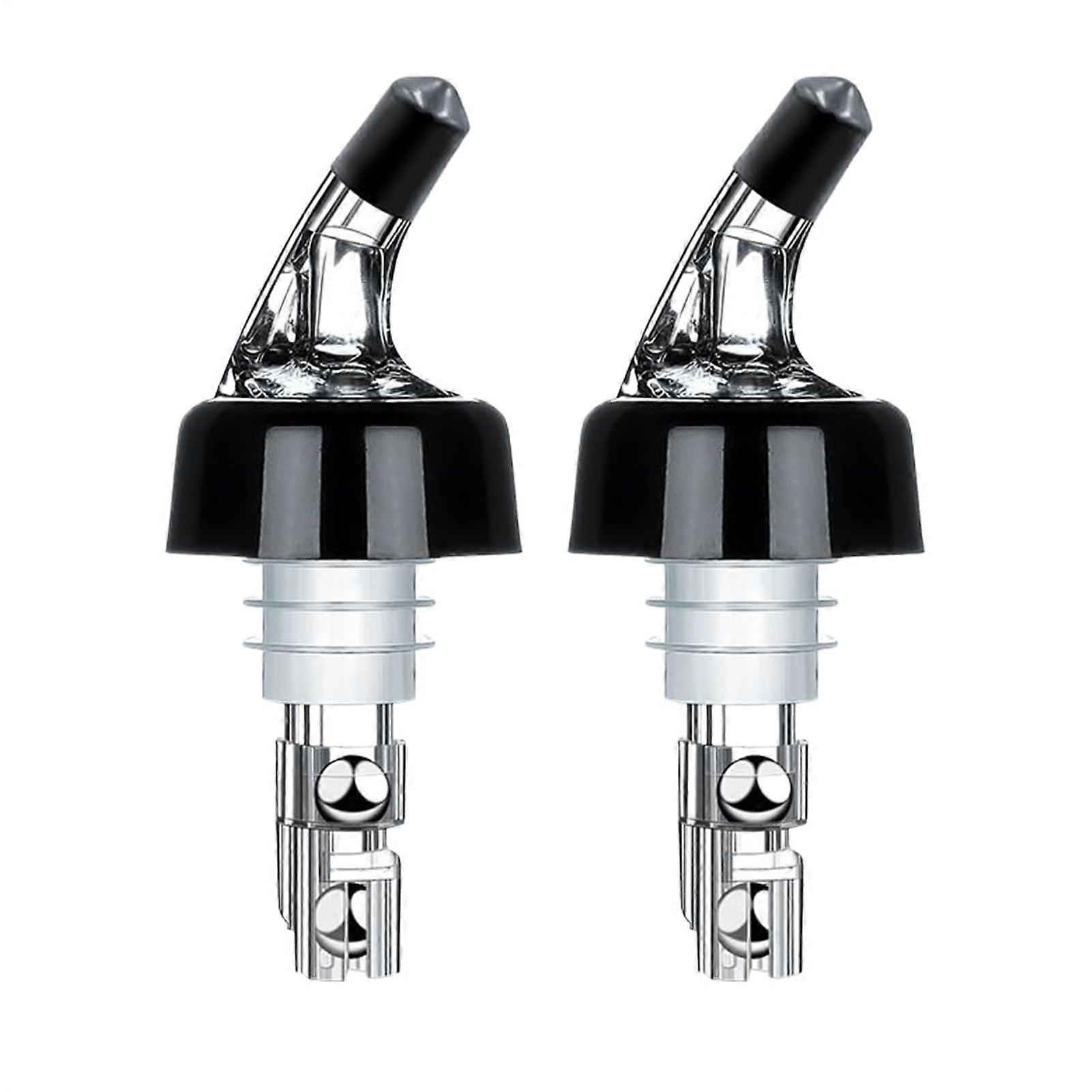 Wine Pourer Set, 2pcs 30ml Bottle Pourers for Precise Spill Bartending and Home Use