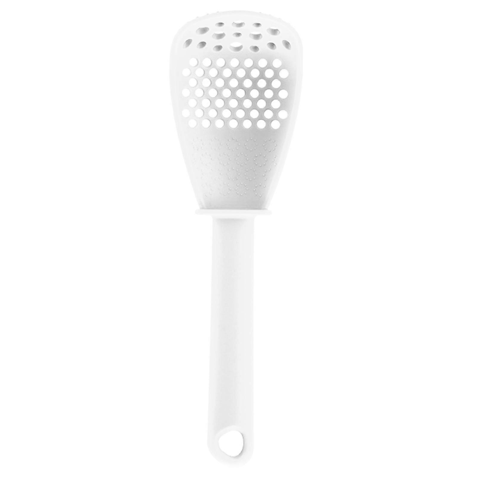 Water Draining Potato Masher - Bump Serration, Multi-Purpose Grinding, Mashed