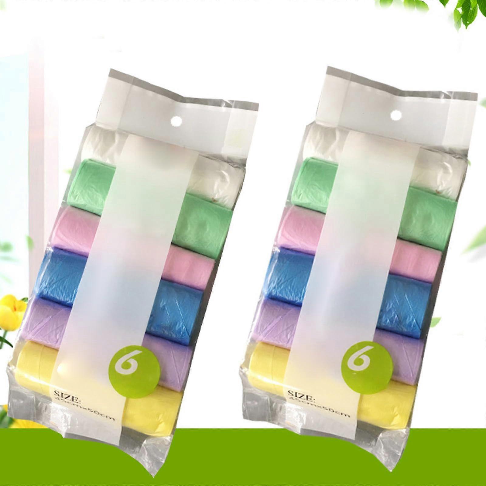 240 Pcs Small 5 Gallon Trash Bags with Drawstring, Unscented Leakproof Bathroom Garbage Can Liners