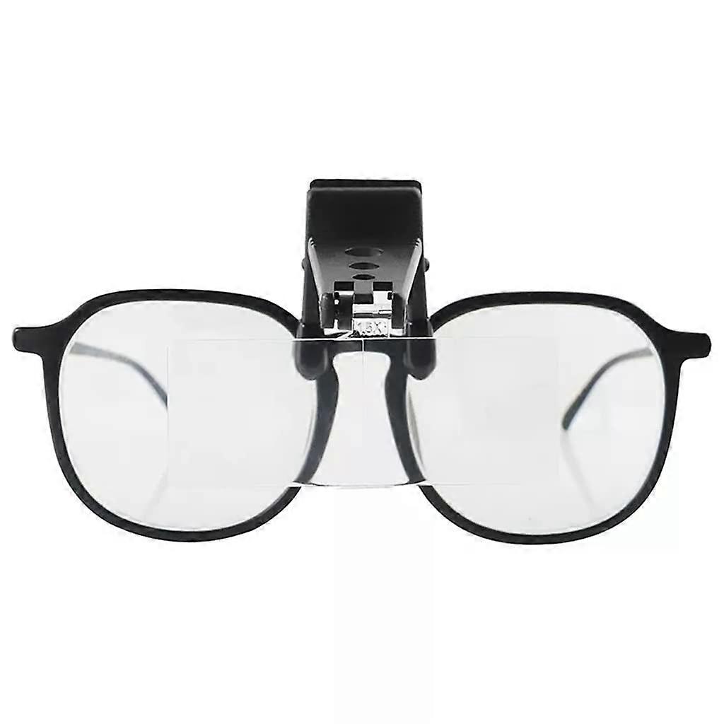 Foldable ClipOn Magnifying Glasses with Optical Lens for Hands Watch and Clock