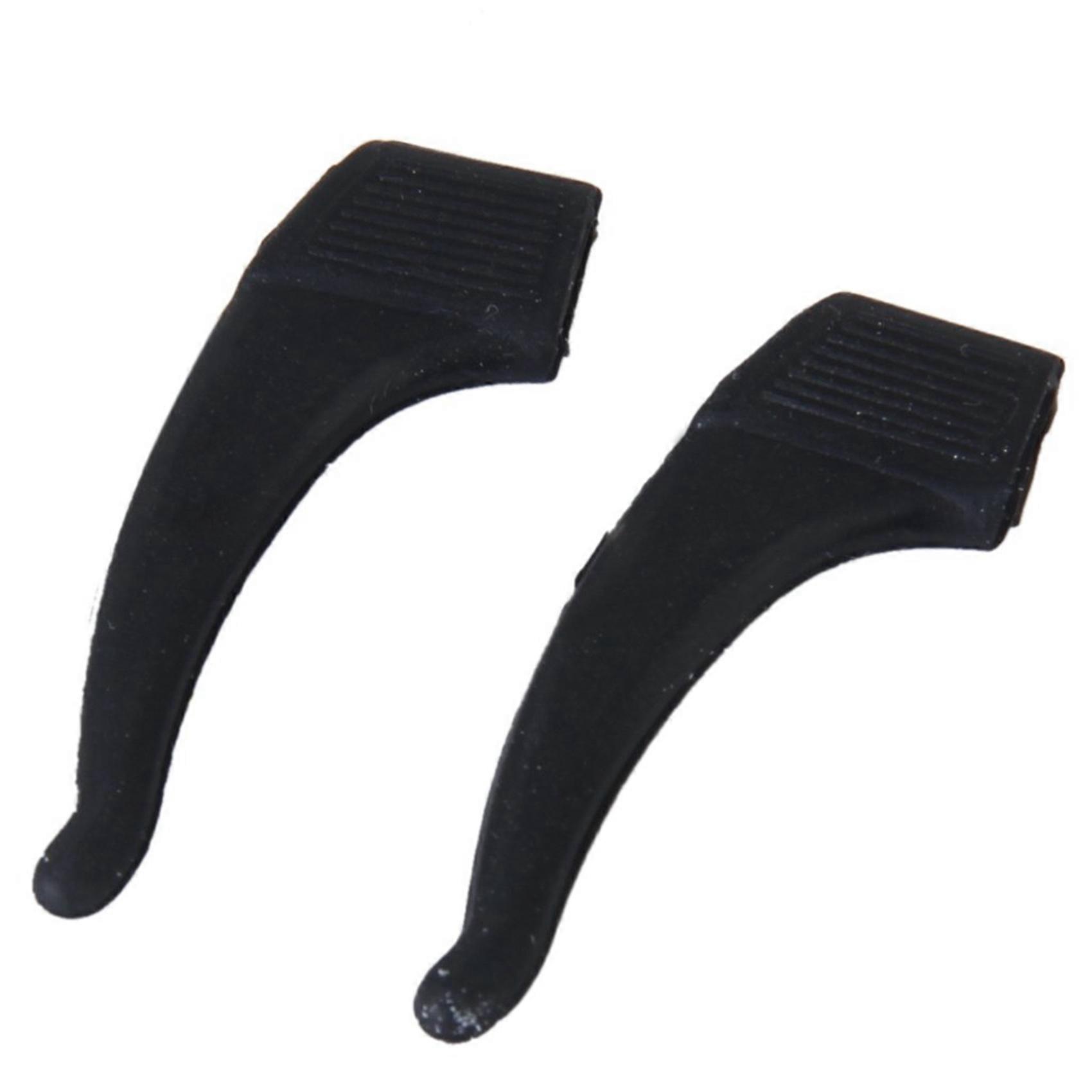 2 Pair Eyeglasses/Sunglasses/Spectacles Eyewear Ear Hook Lock Tip Holder---Black