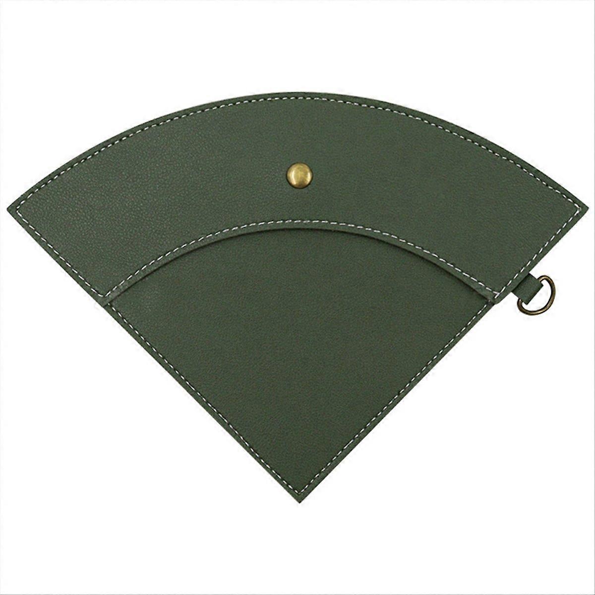 PU Leather Coffee Filter Paper Storage Bag for Coffee Dripper,C