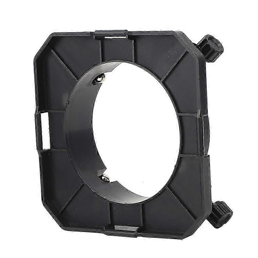 Portable Flashlight Plastic Chuck Mount Accessory for 10cm Mount Small Softbox Black