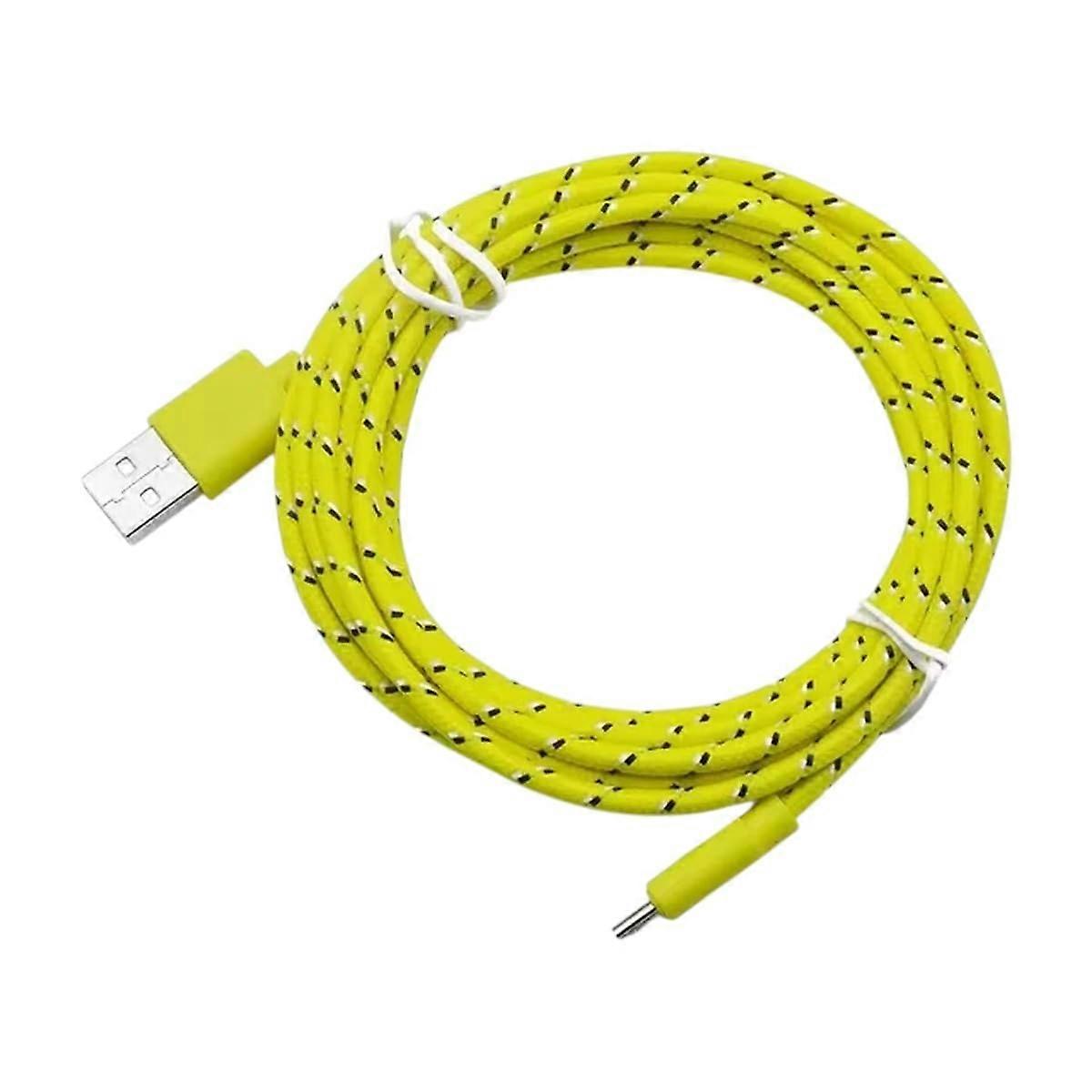 2.4A Micro USB Charging and Data Sync Cable Nylon Braided 1m 2m Durable for Android