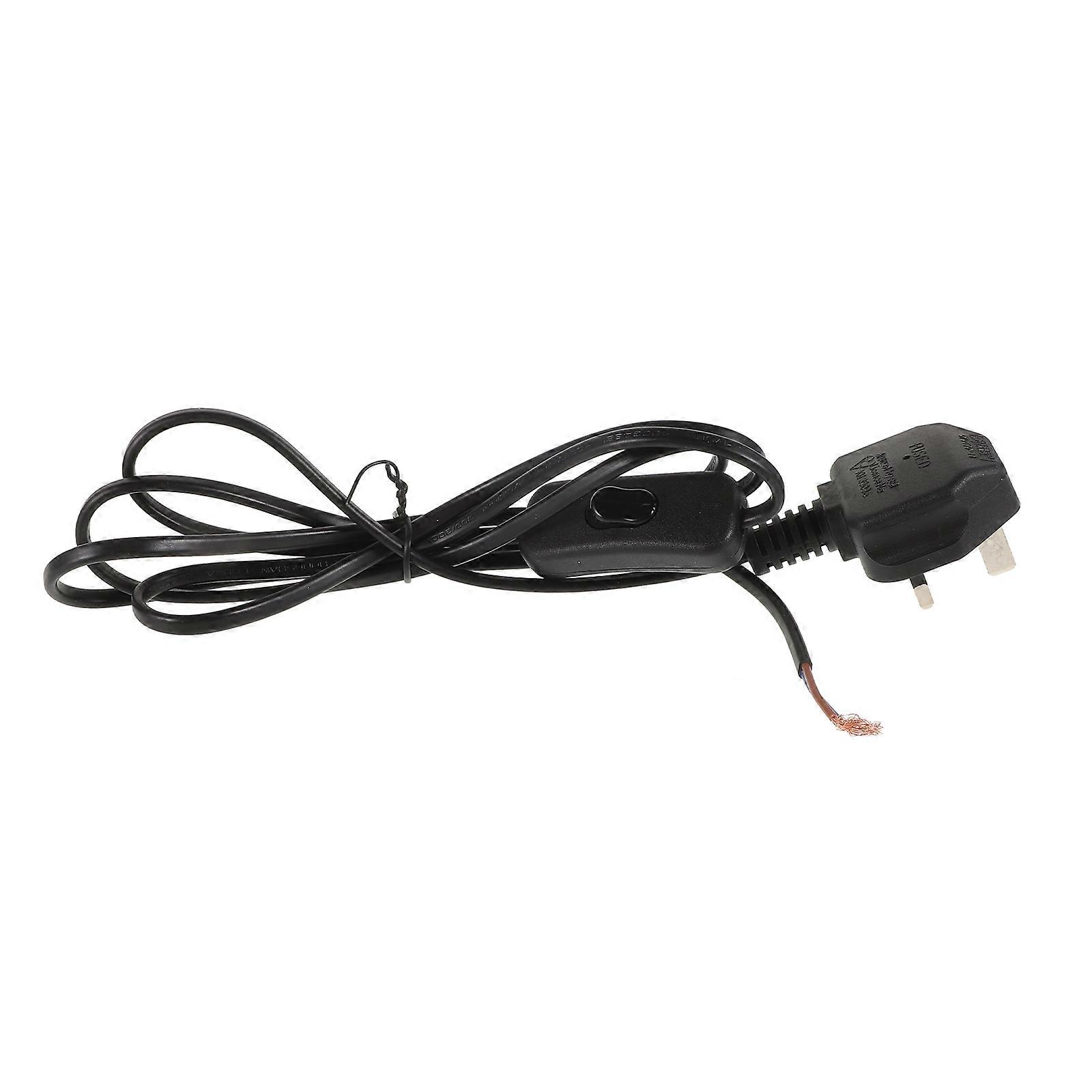 Lamp Power Cord with Switch for Table Lamps 2Pcs Replacement Power Cable