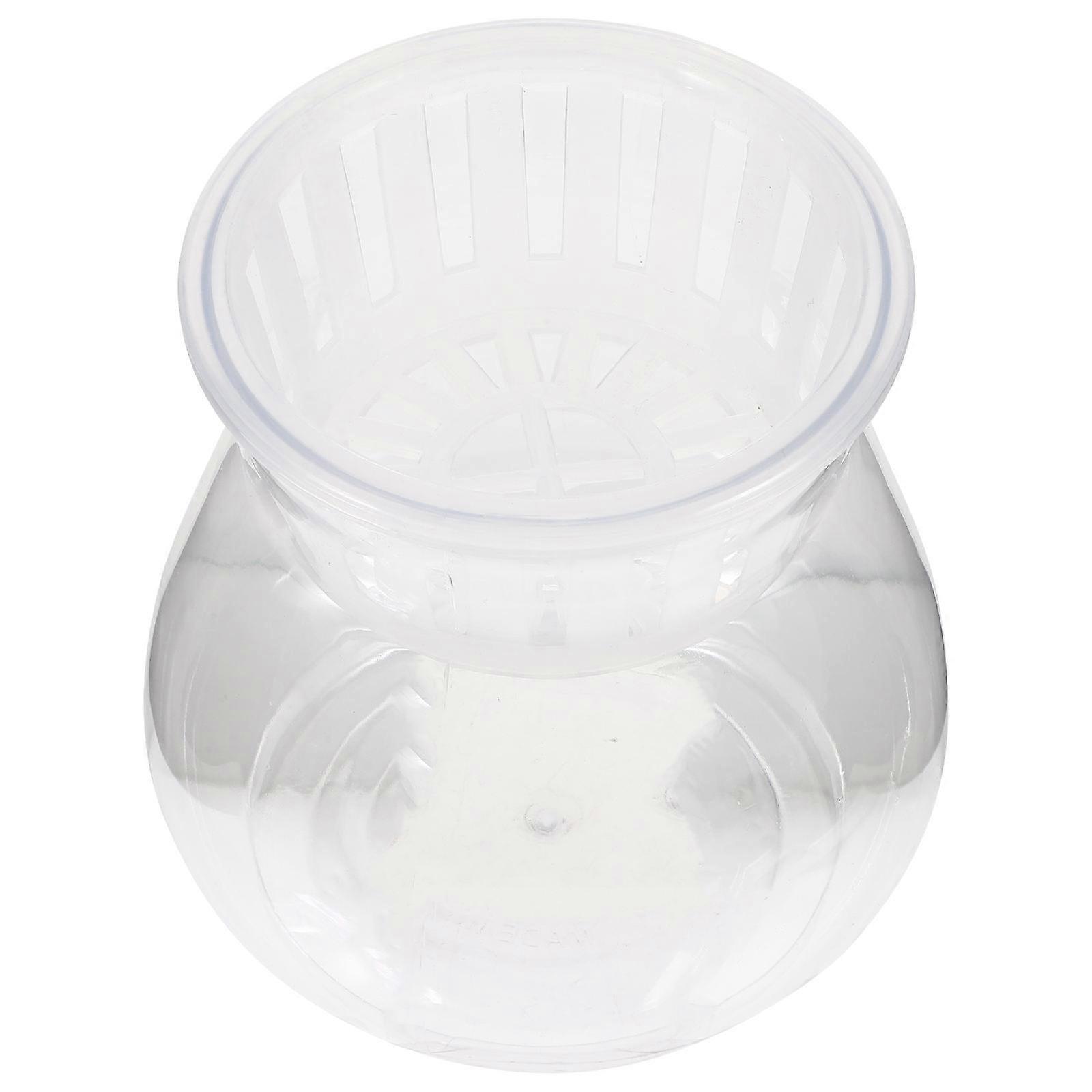 Plastic Fish Bowl Transparent Design for Feeding Small Fish Breeding Box
