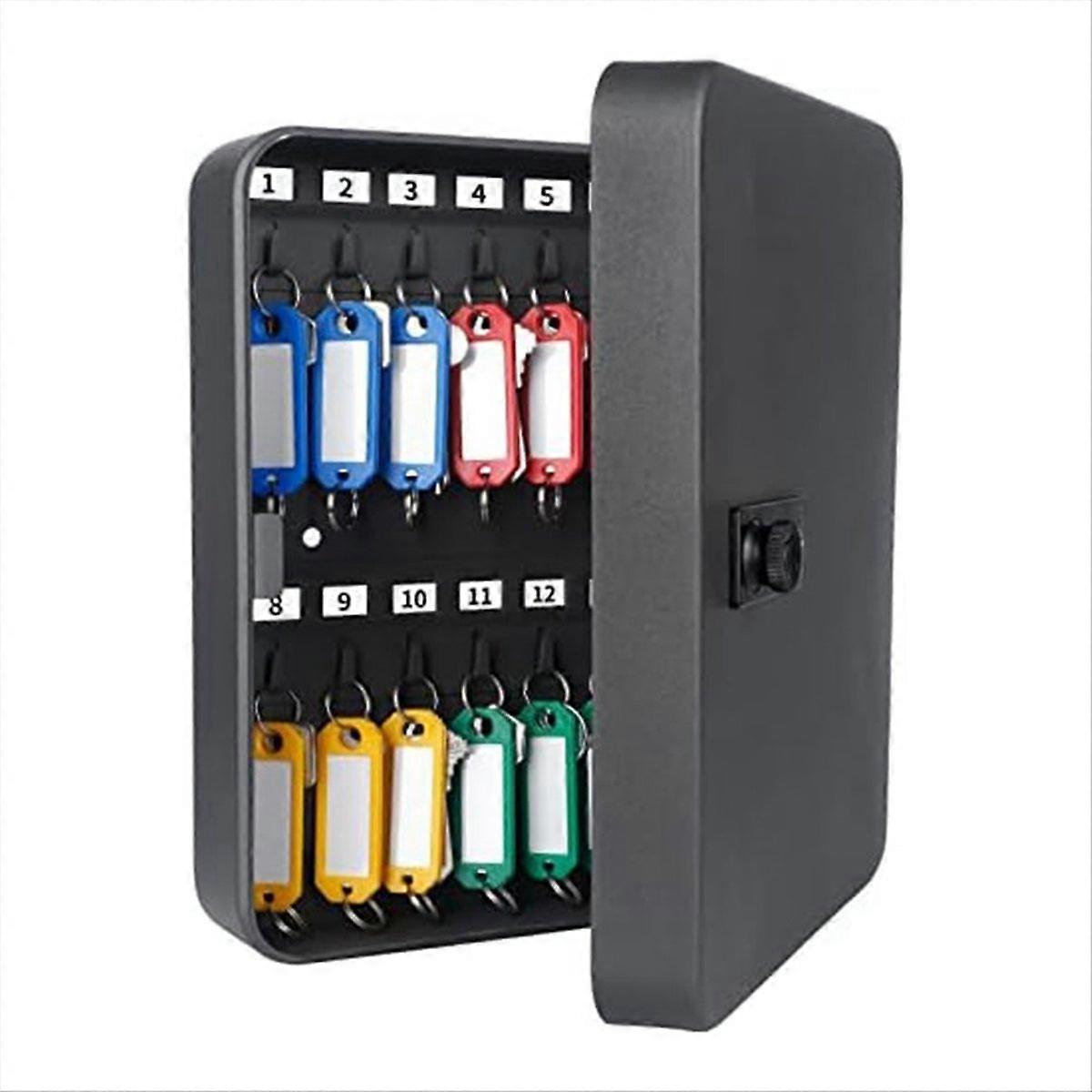 Key Cabinet with Combination Lock Wall-Mounted Key Storage Box