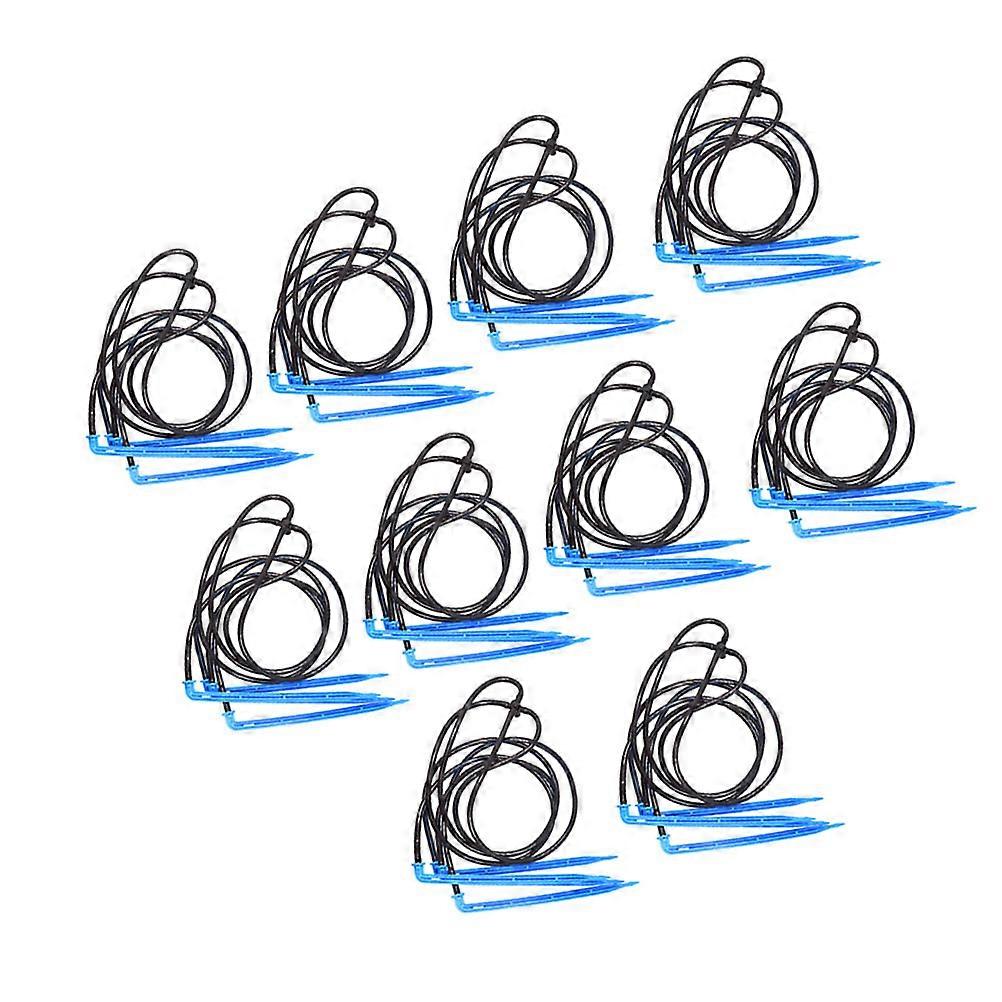 Automatic Drip Waterer for Watering 10Pcs with Blue Multi-Head Drip Stakes
