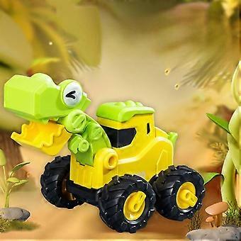 Gifts for Kids! Toy Cars, Educational Children's Toy Car Dinosaur Engineering Vehicle Press and Go Excavator Boy's Gift