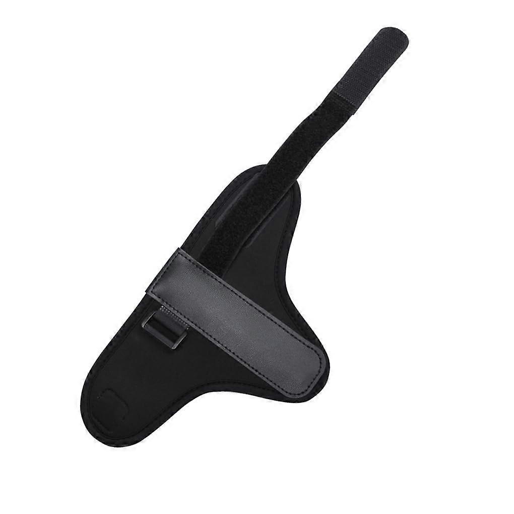 Adjustable Golf Swing Trainer Wrist Brace with Comfortable PU Leather Support Strap for Beginners