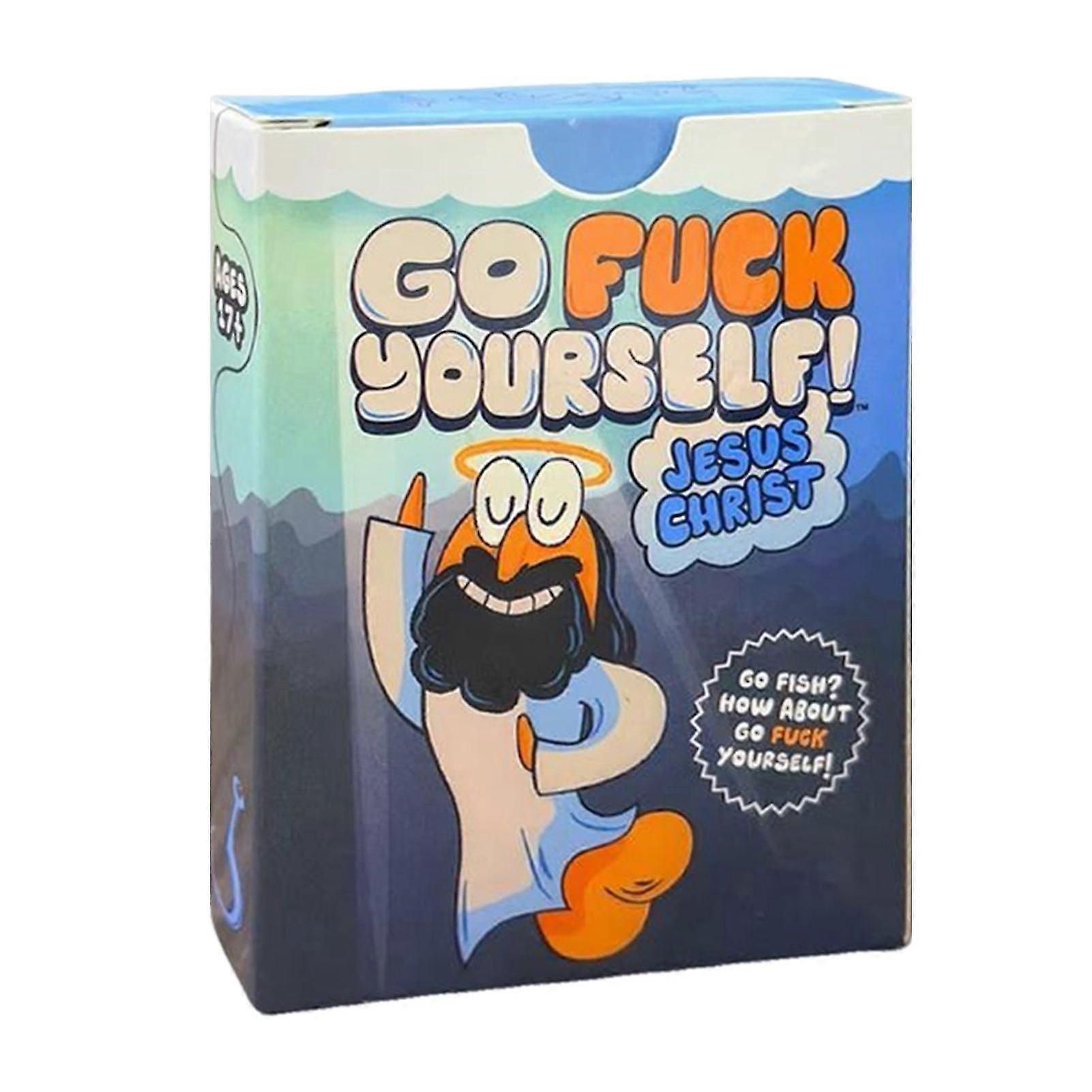 Go F k Yourself! Jesus Christ - Adults Go Fish Card Game, Hilarious Card Games, The Go Fish Game of Life's Little Humiliations