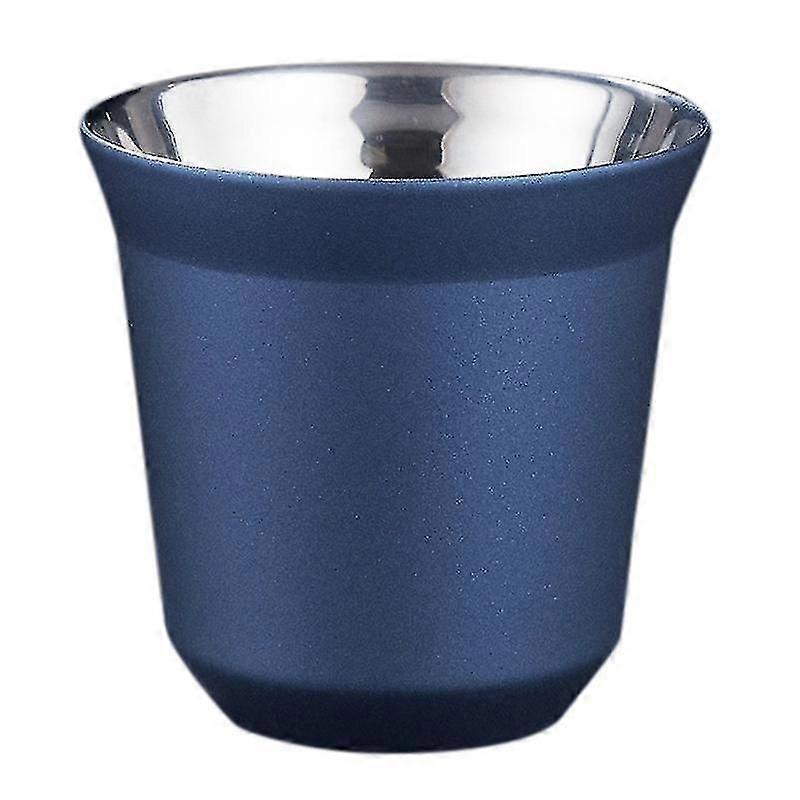 80ml Double Wall Rustfritt stål Espresso Cup Isolasjon For Pixie Coffee Cup Capsule Shape Coffee