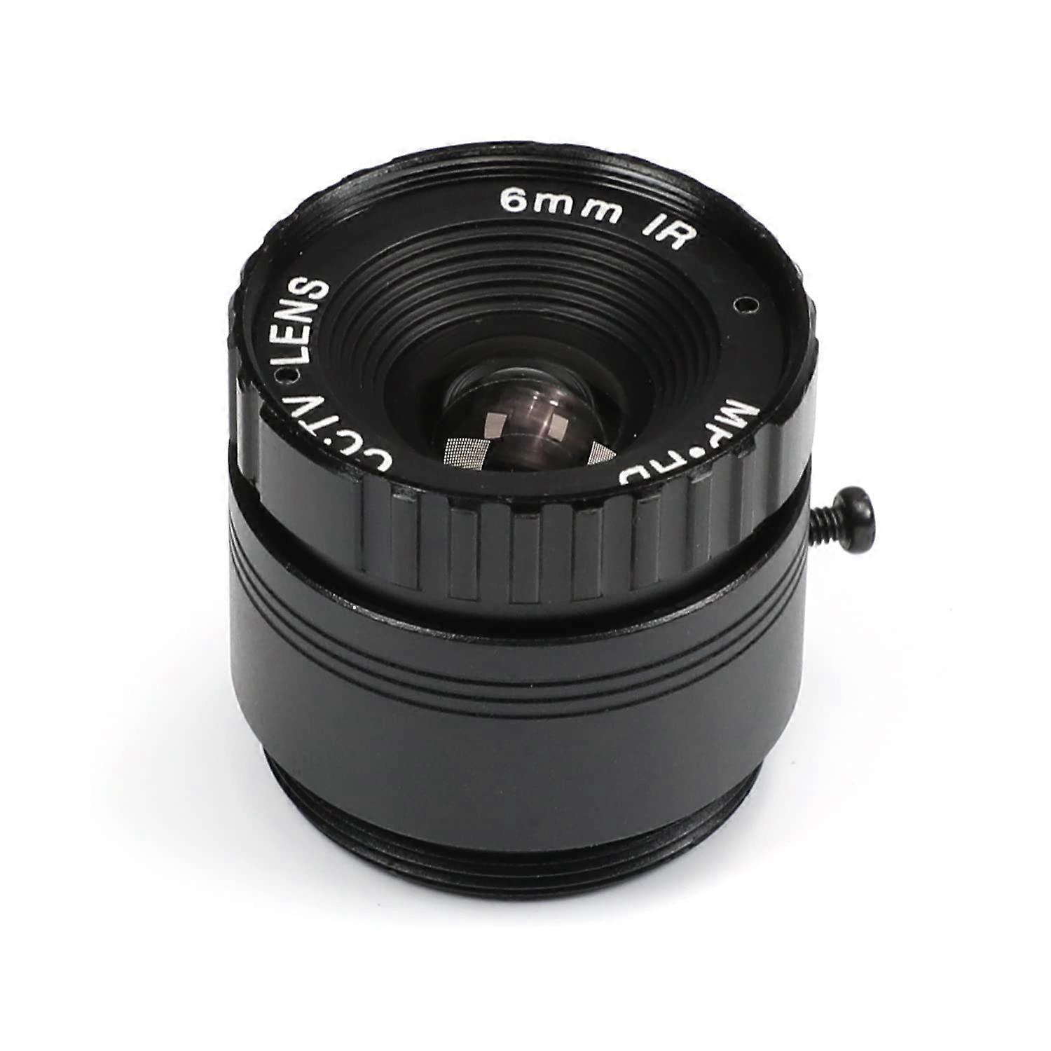 6mm CCTV Camera Lens CS Mount 1/3 Inch Sensor for 720p Security Clear Medium Range Coverage