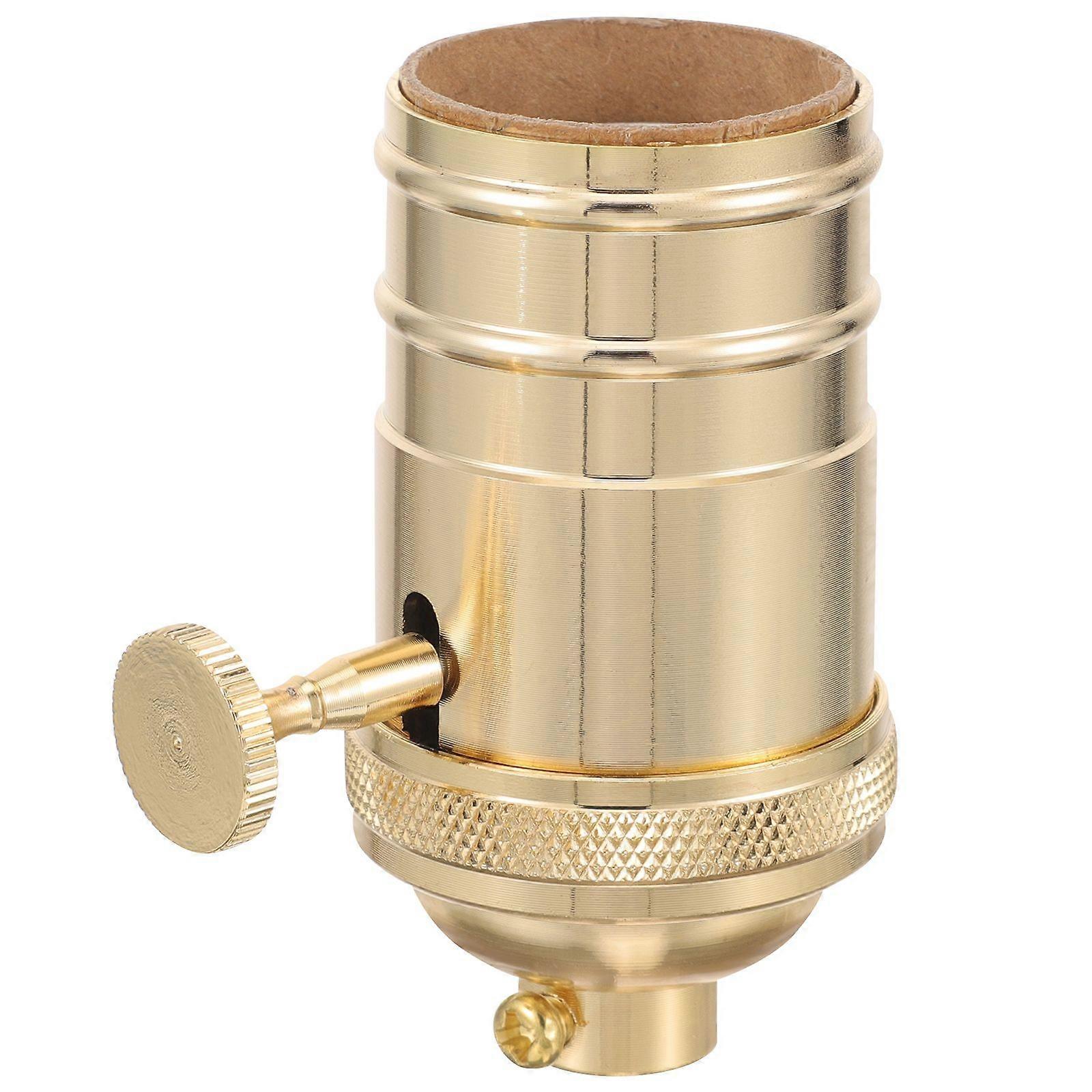 Vintage Light Socket Screw-in Lamp Socket Holder Light Bulb Socket with Turn Knob