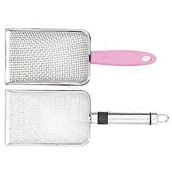 Metal Cat Litter Scoop Stainless Steel for Deep Cleaning 6Pcs Set