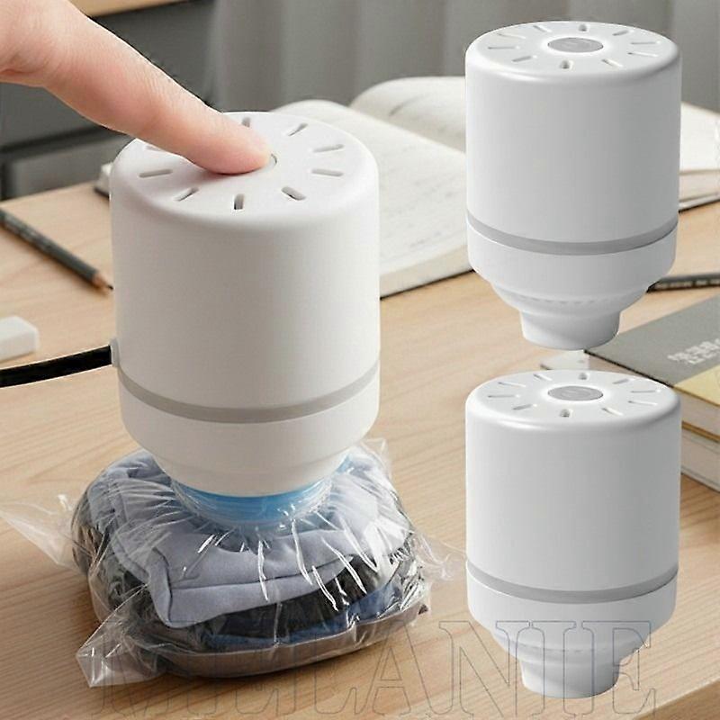 Electric Vacuum Compression Pump Storage Bag Plug Air Pump