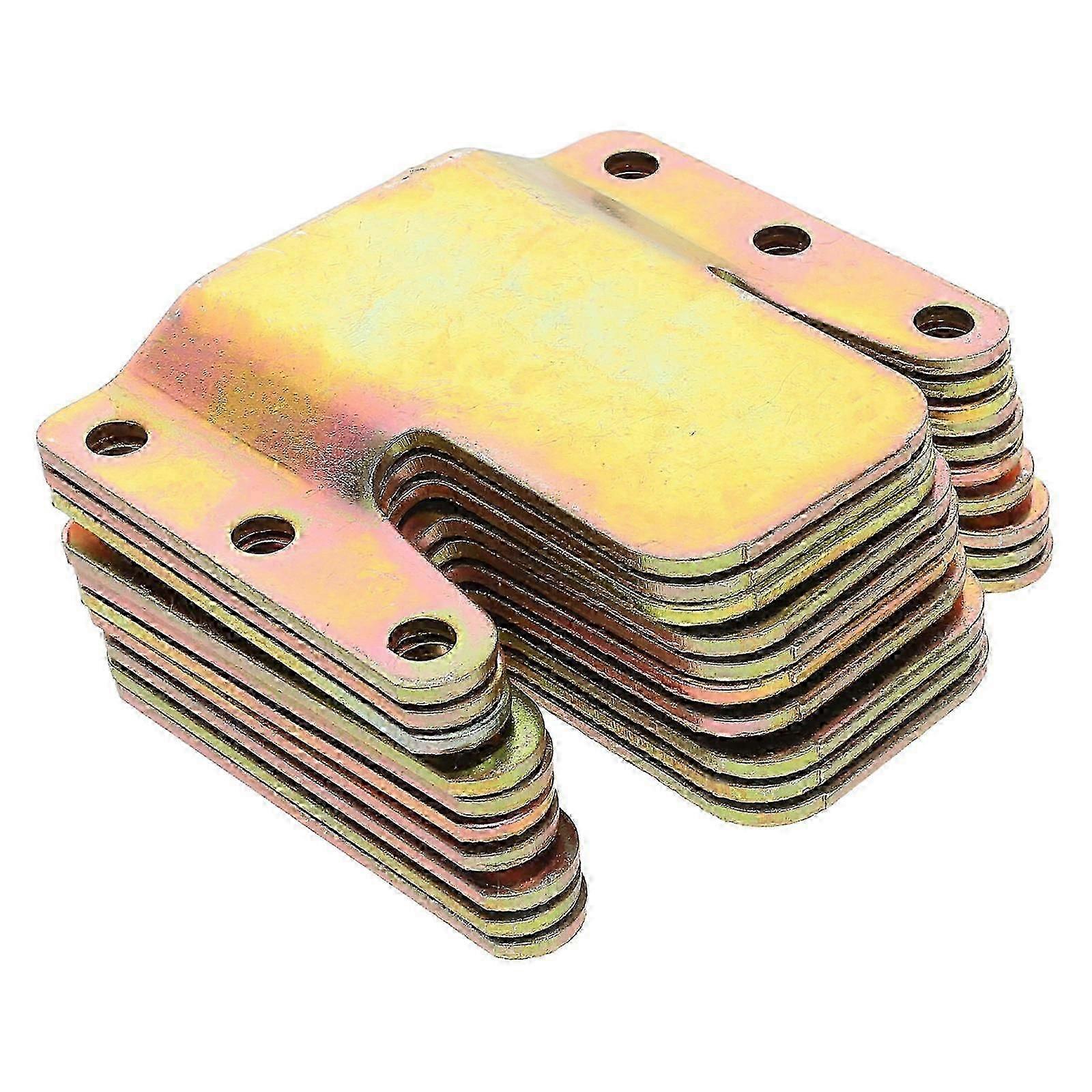 Golden Sofa Interlocking Clips Sectional Couch Connectors Hardware Set 20Pcs