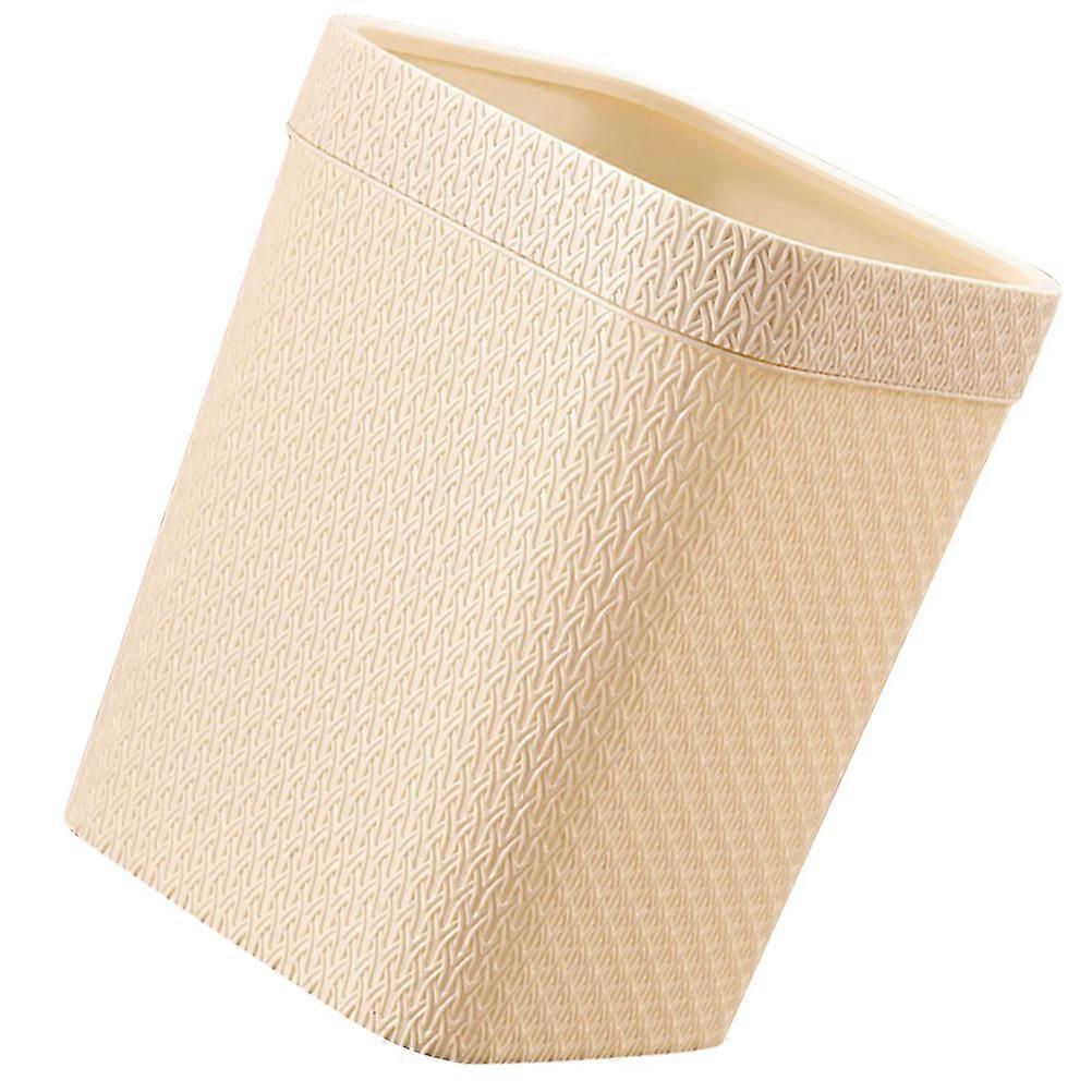Plastic Table Garbage Bin Desktop Trash Can for Bathroom Use