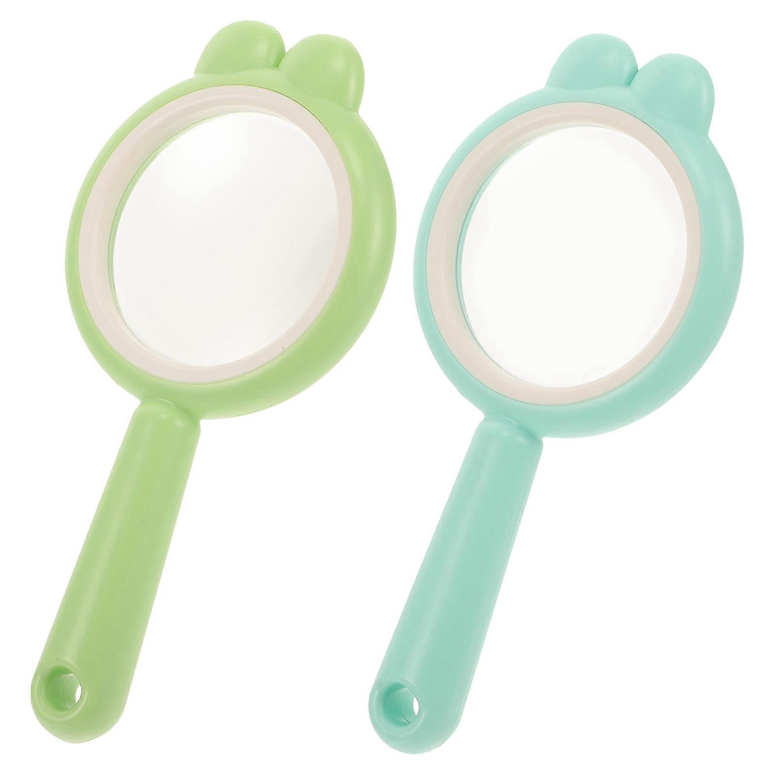 Handheld Double Convex Lens for Teaching 2Pcs