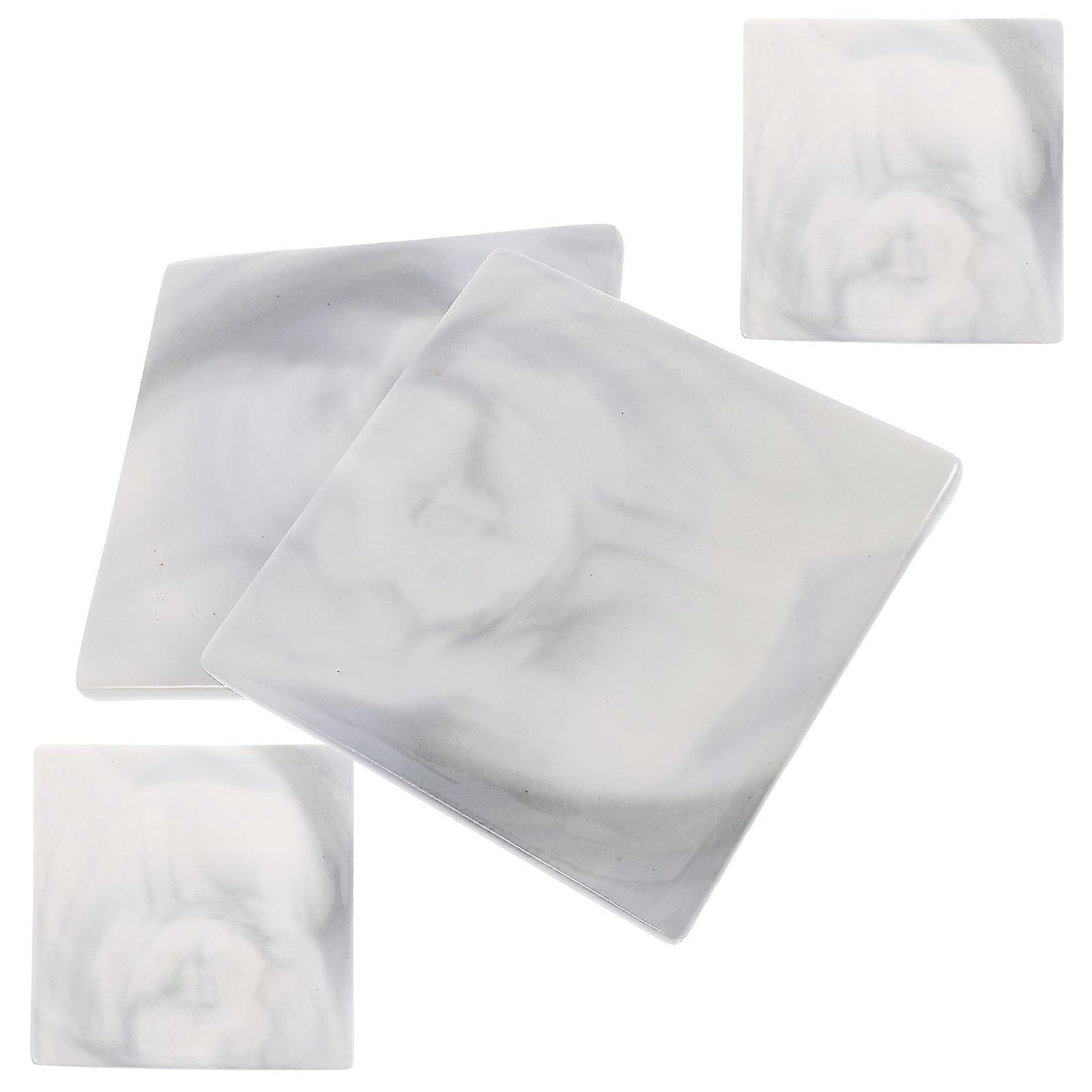 Sturdy Coasters Cork Base Simple And Elegant Decor 4Pcs
