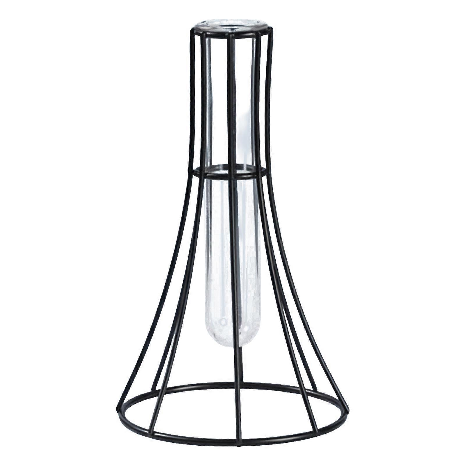 Rust Resistant Metal Base With Removable Glass Bottle