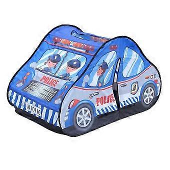 Tenda dobrável em formato de caminhão para crianças, ideal para brincar em ambientes internos e externos.