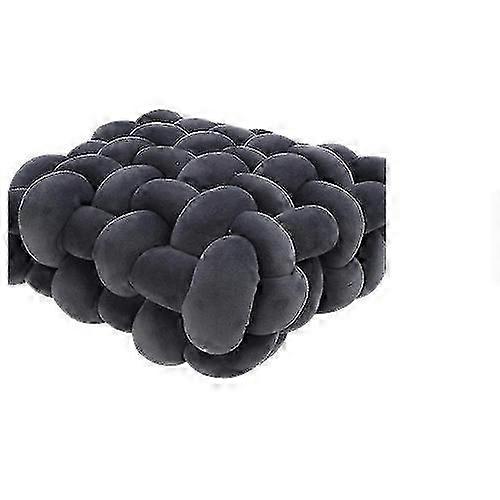 Soft Woven Pattern Square Shap Knot Cushions