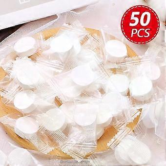 TRAVELING TISSUES DISPOSABLE COMPRESSED TOWEL FACE CLEANSING WIPES TABLETS | UK