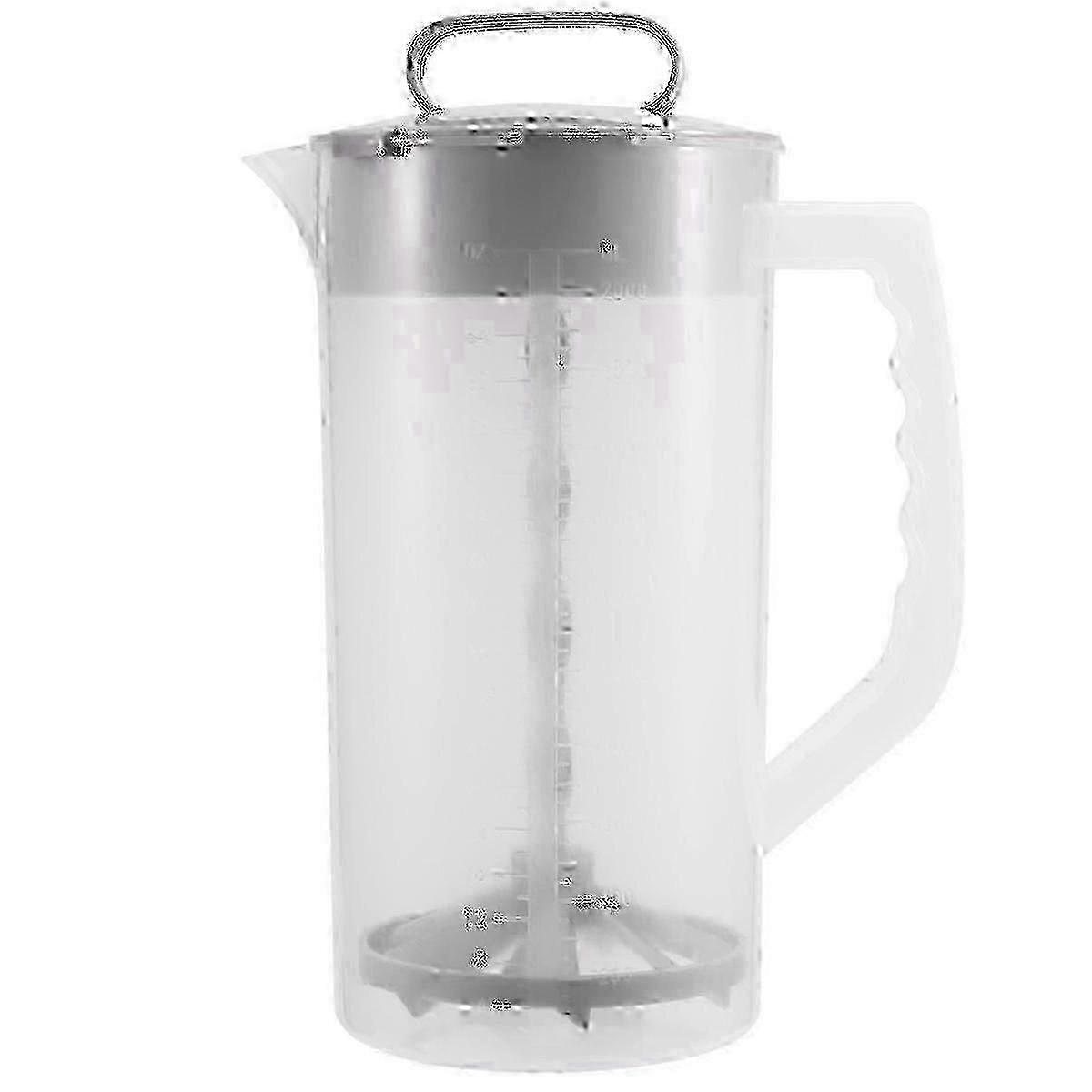 2Quart Plastic Mixing Pitcher with Lid